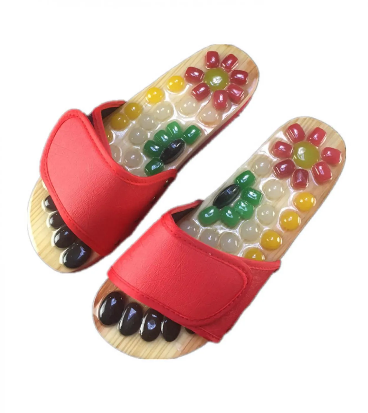 Pantofole dei punti di agopuntura del piede Pantofole Massaggio Scarpe da massaggio Pantofole piatte Pantofole da uomo Pantofole