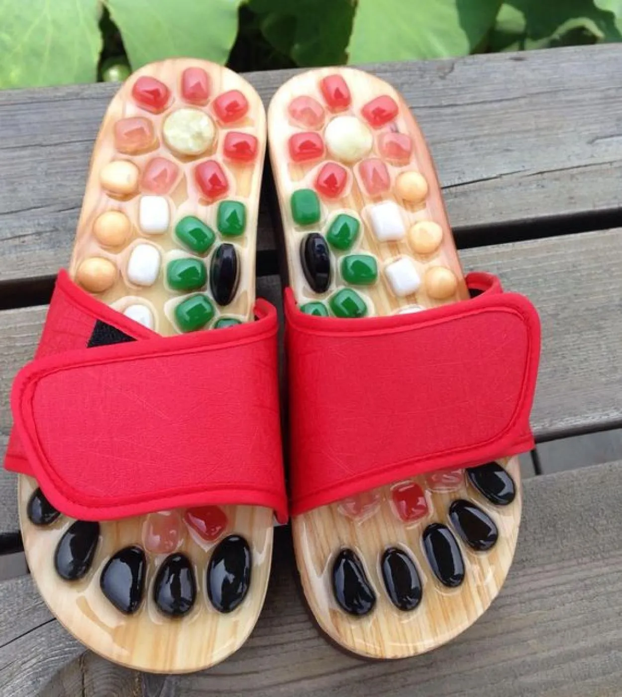 Pantofole dei punti di agopuntura del piede Pantofole Massaggio Scarpe da massaggio Pantofole piatte Pantofole da uomo Pantofole