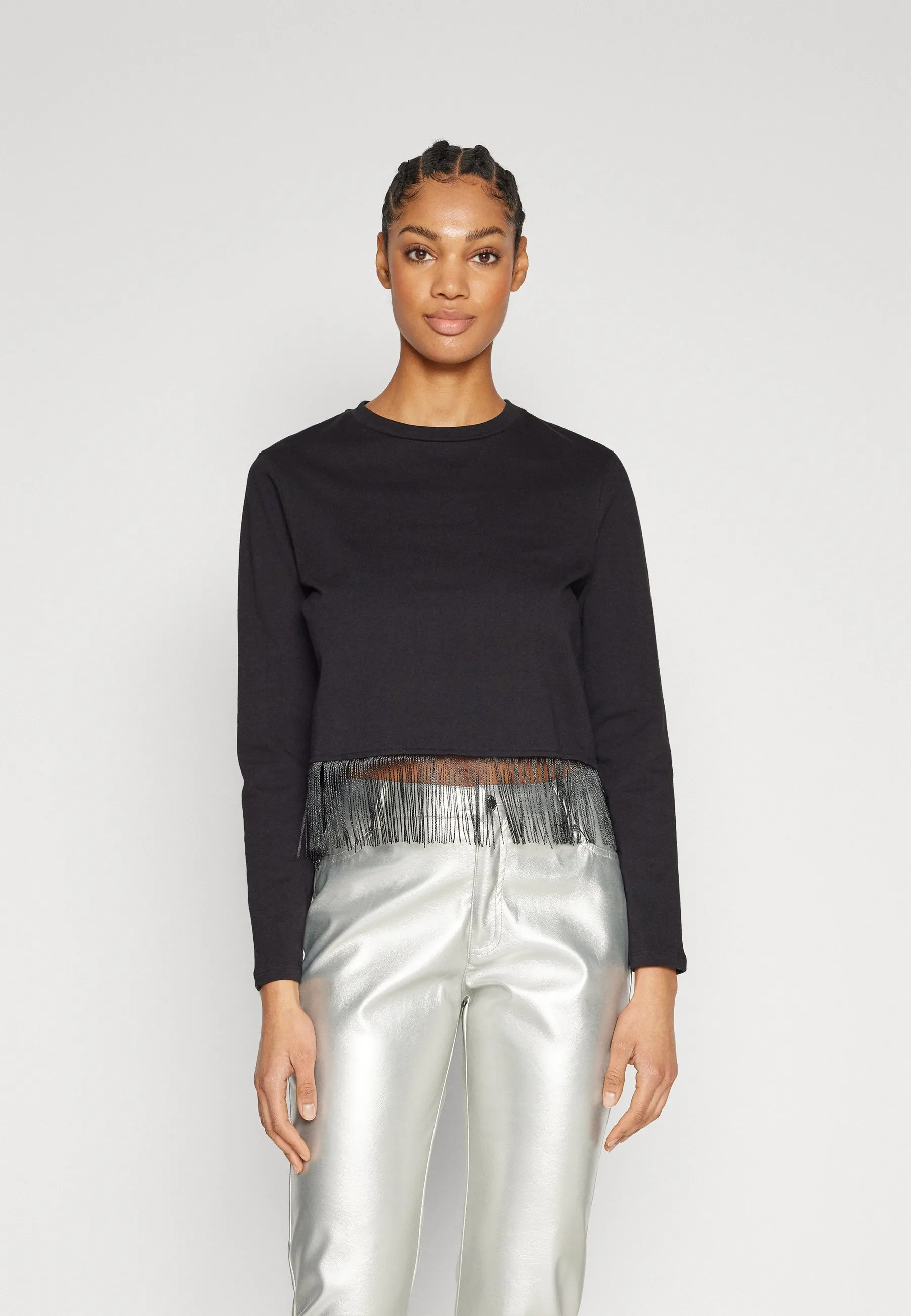 PCLINE FRILL TOP  - Maglietta a manica lunga