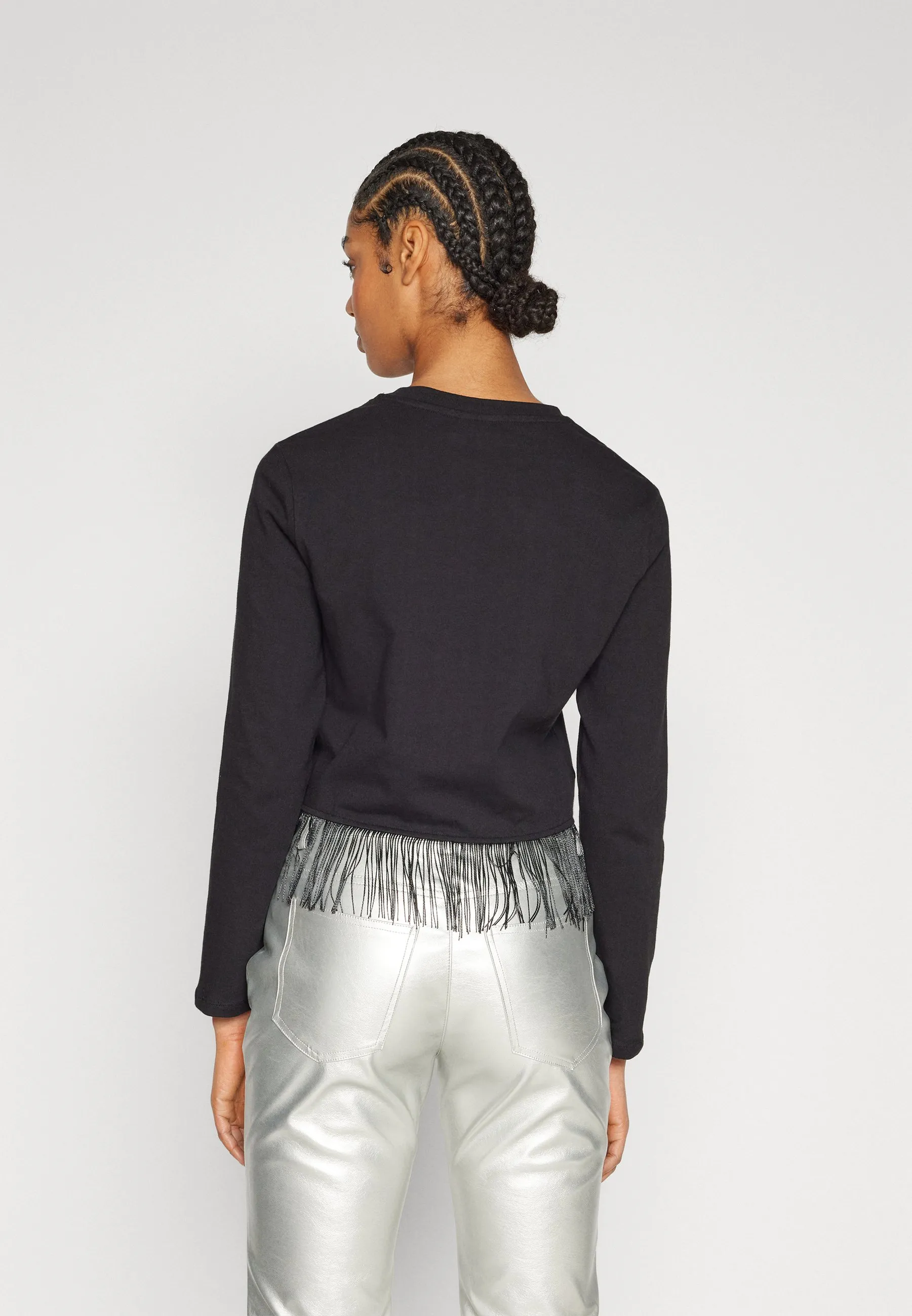 PCLINE FRILL TOP  - Maglietta a manica lunga