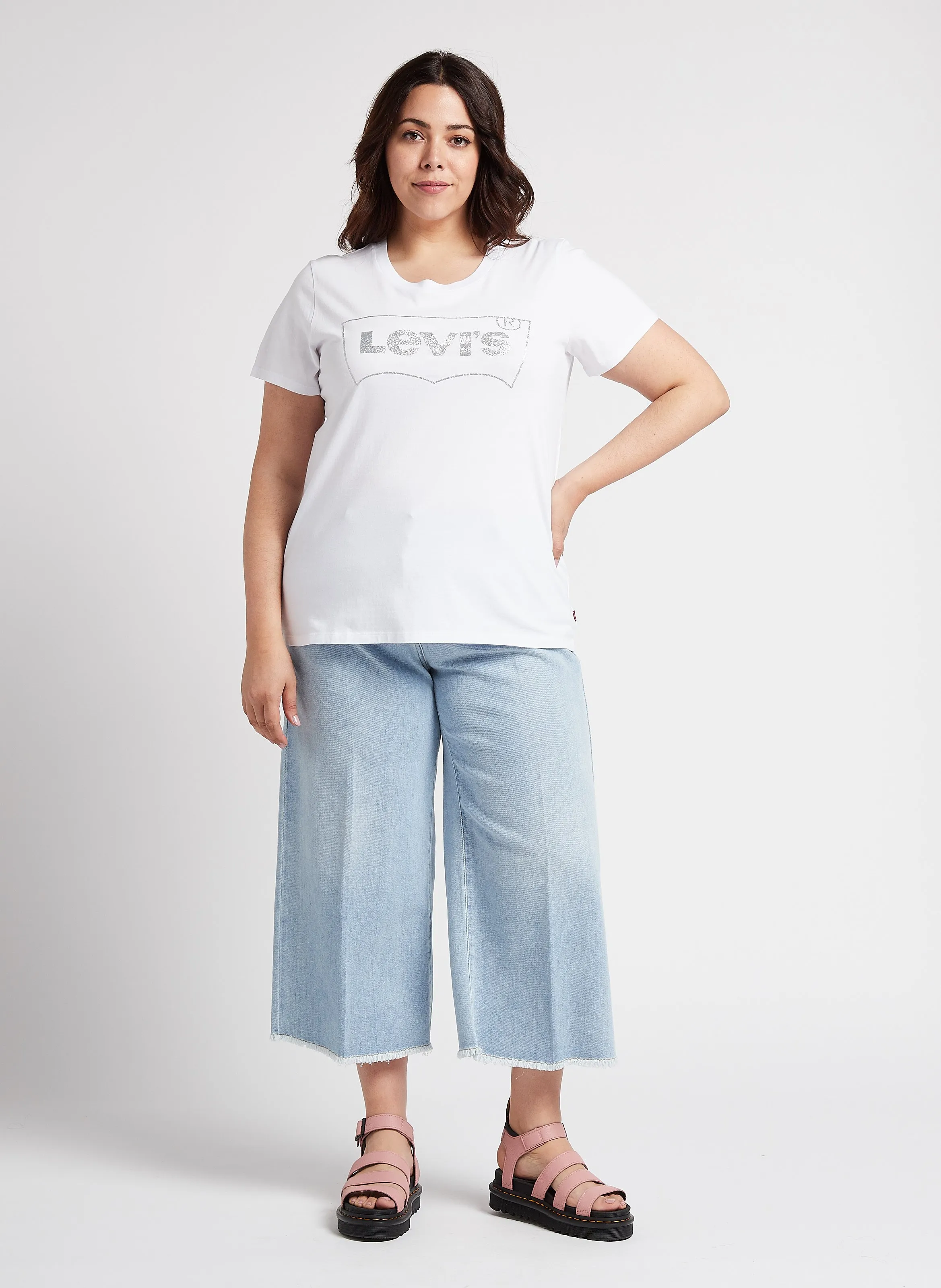  PERSONA by Marina Rinaldi   IDRA - Jeans cropped in misto cotone | Blu