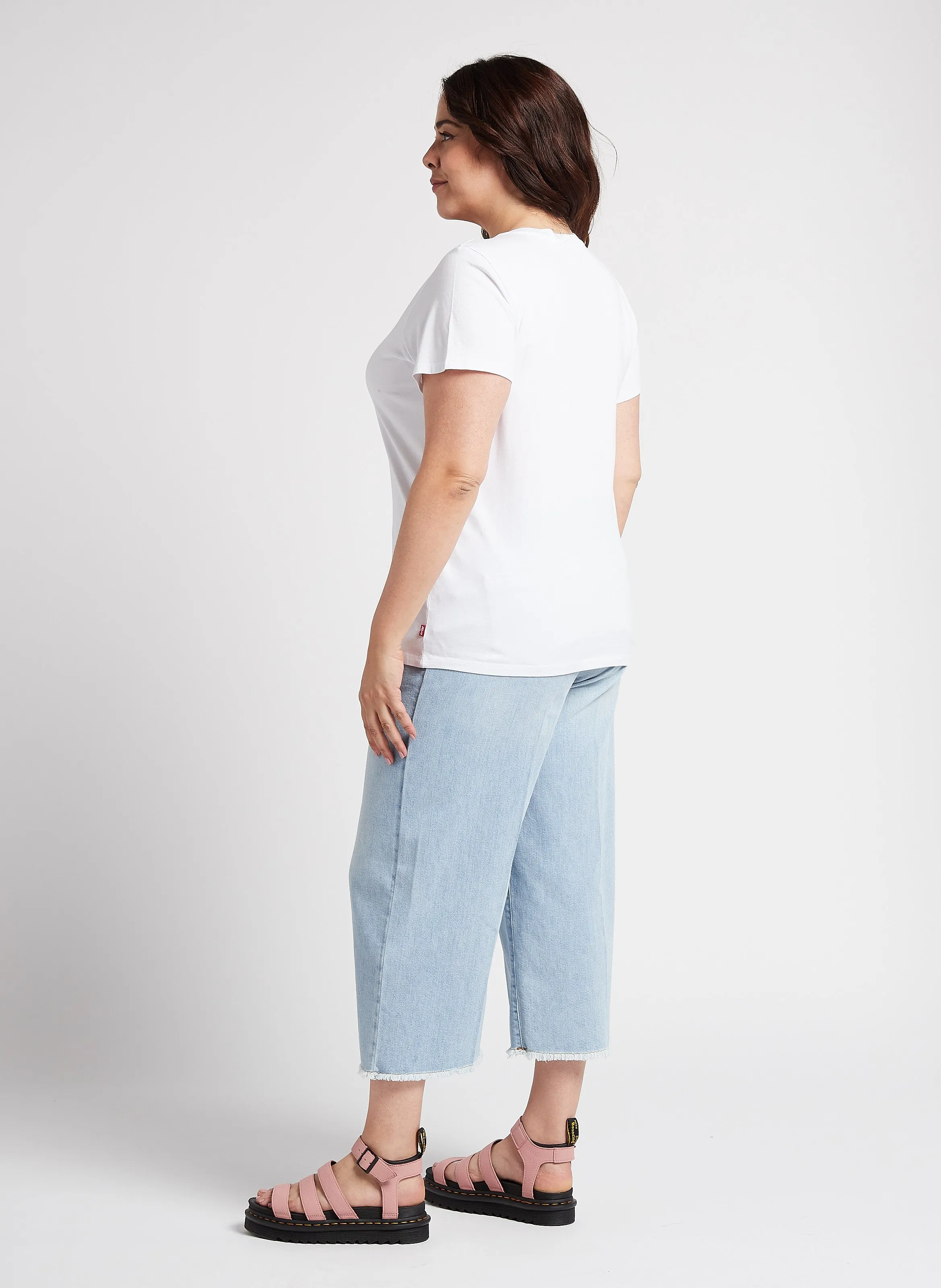  PERSONA by Marina Rinaldi   IDRA - Jeans cropped in misto cotone | Blu