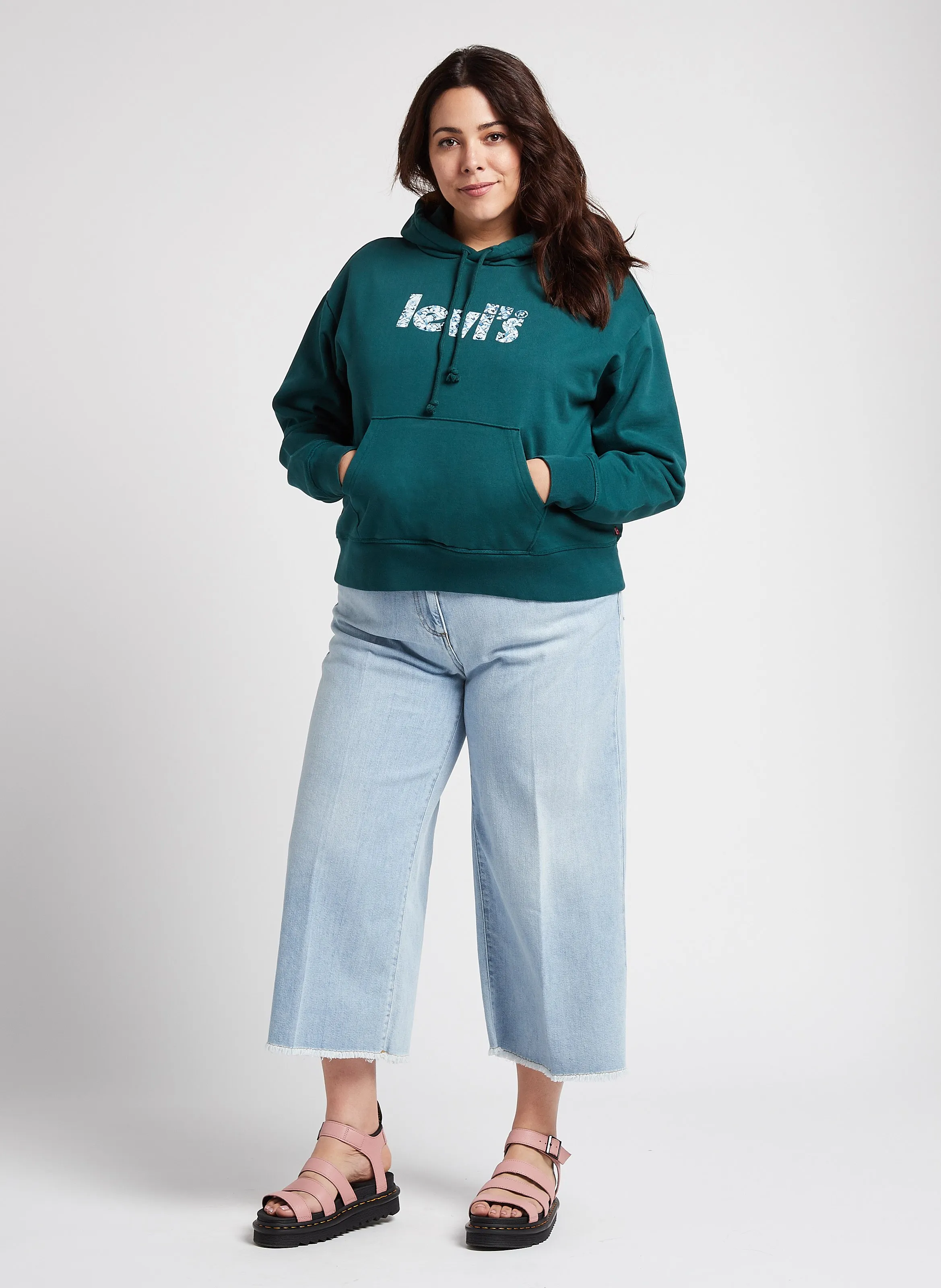 PERSONA by Marina Rinaldi   IDRA - Jeans cropped in misto cotone | Blu