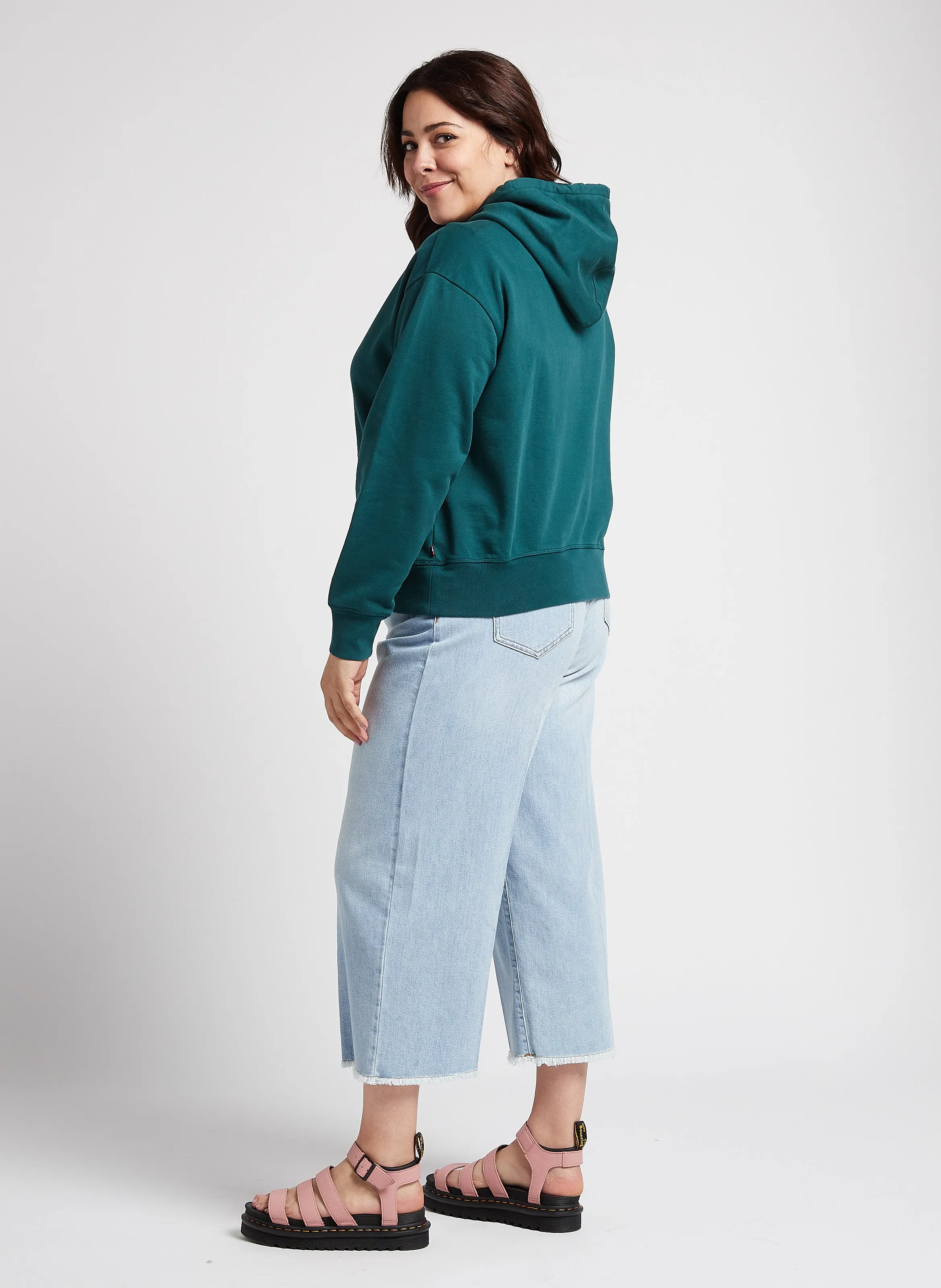  PERSONA by Marina Rinaldi   IDRA - Jeans cropped in misto cotone | Blu
