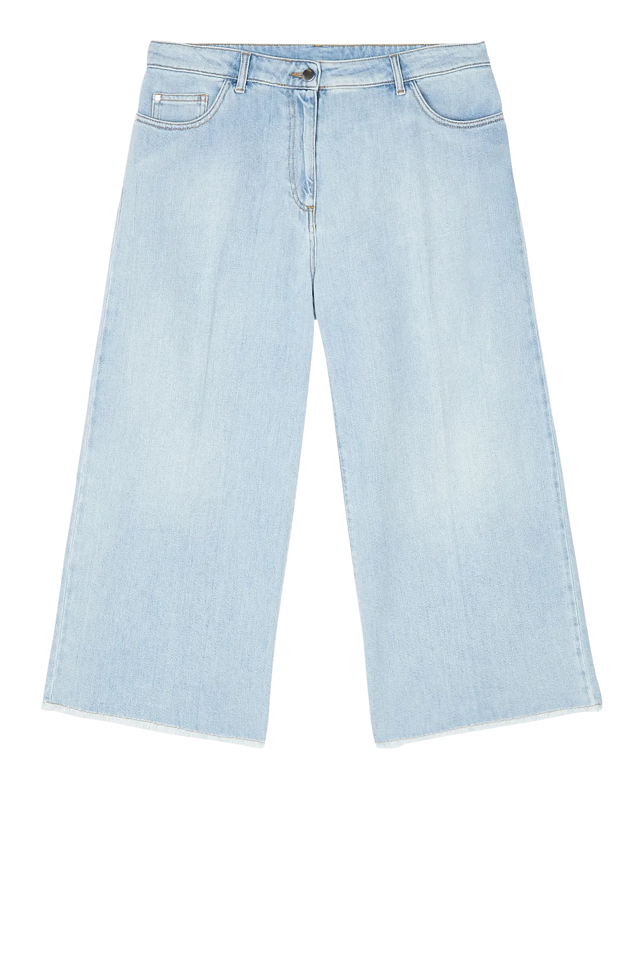  PERSONA by Marina Rinaldi   IDRA - Jeans cropped in misto cotone | Blu