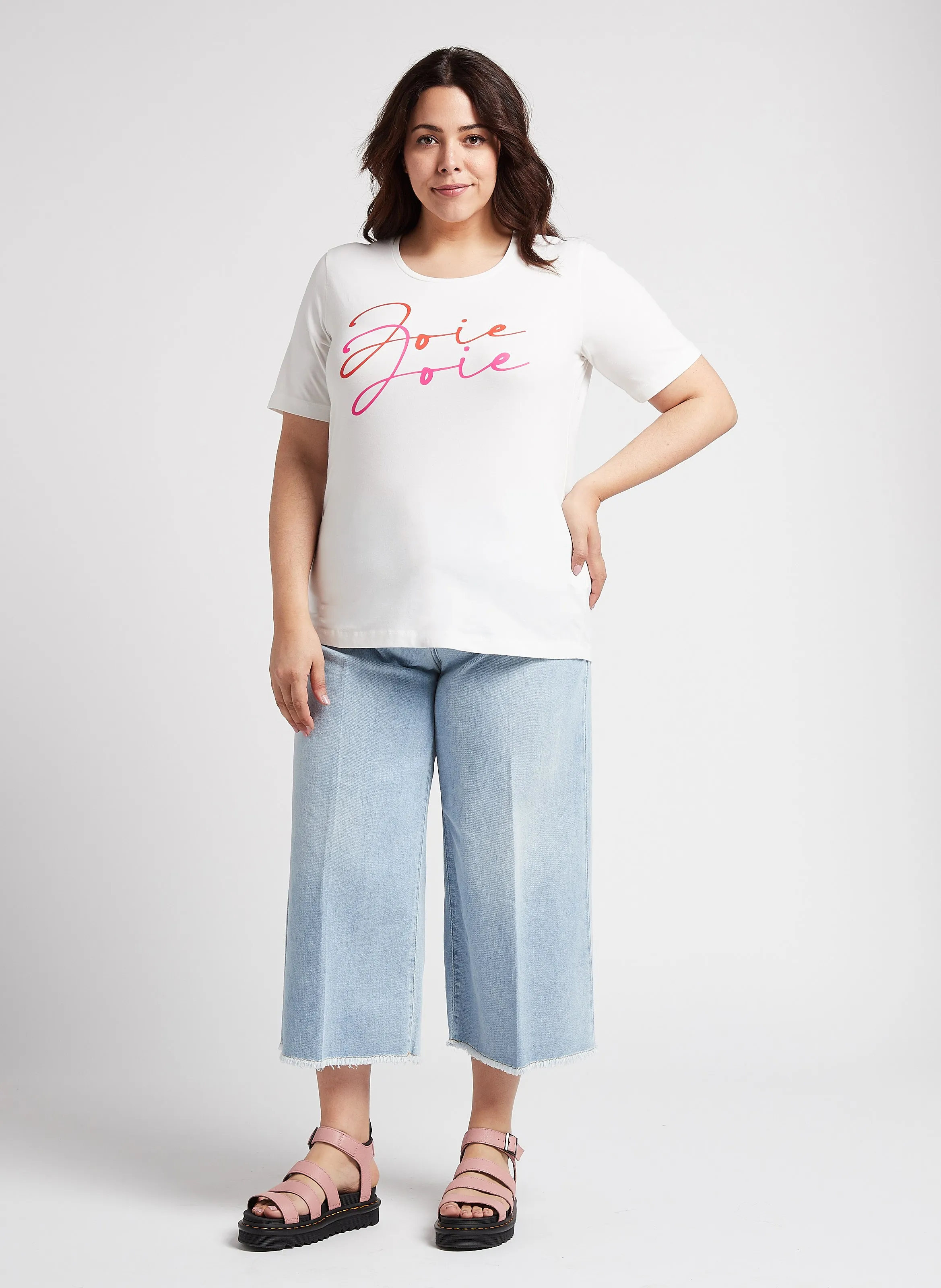  PERSONA by Marina Rinaldi   IDRA - Jeans cropped in misto cotone | Blu