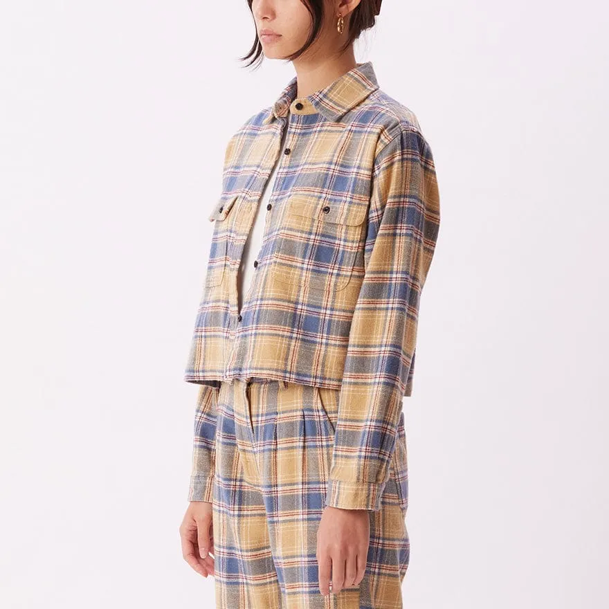 PIA FLANNEL SHIRT LS - VINTAGE BLUE MULTI