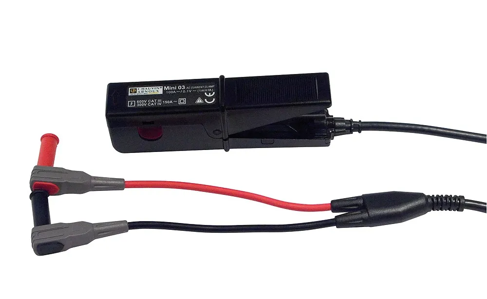 Pinza di corrente c.a. Chauvin Arnoux MINI 03, No max, 100A ca max