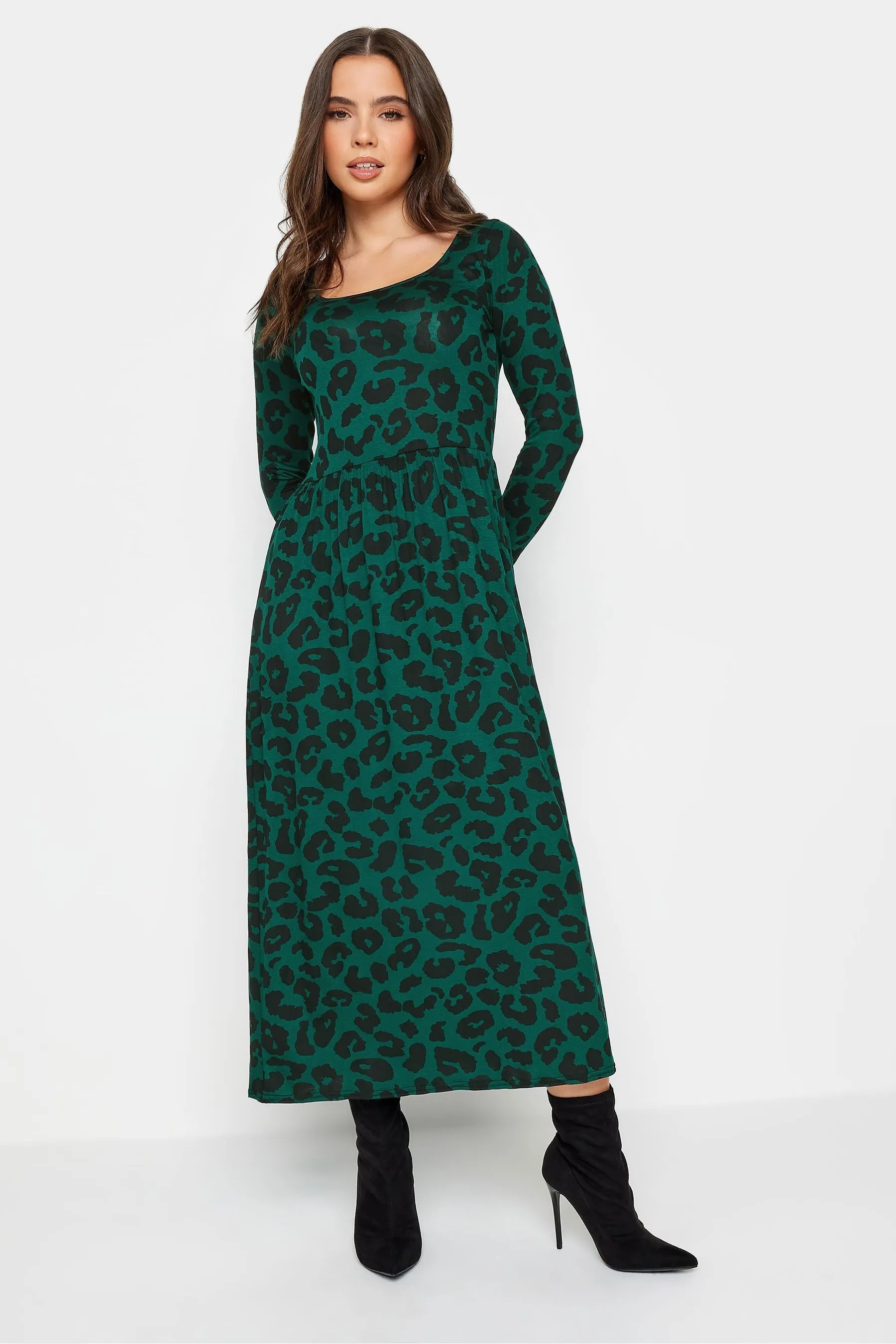PixieGirl Petite - Manica lunga - Abito midi in jersey    