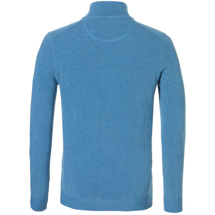 Pullover Baileys con struttura a zip Turchese