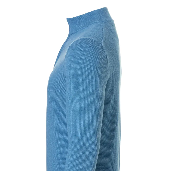 Pullover Baileys con struttura a zip Turchese