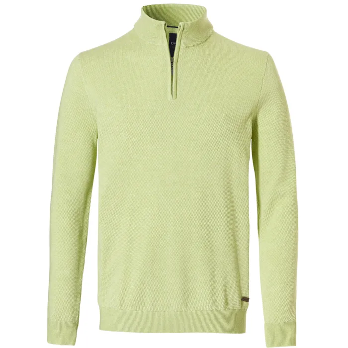 Pullover Baileys con struttura a zip Verde chiaro