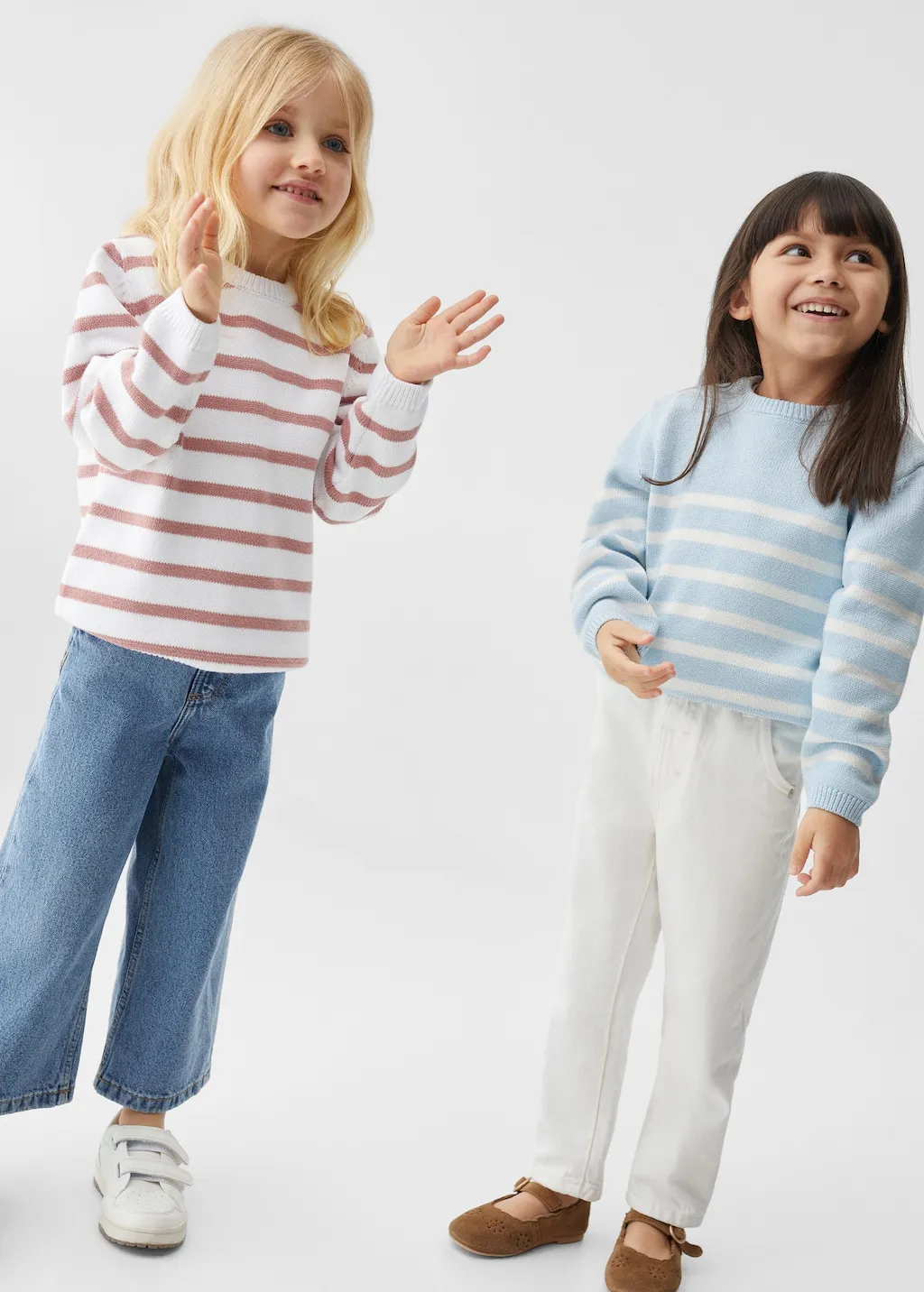 Pullover fantasia righe