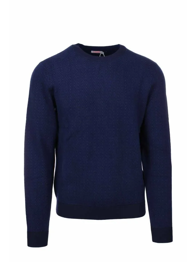 Pullover girocollo  fantasia