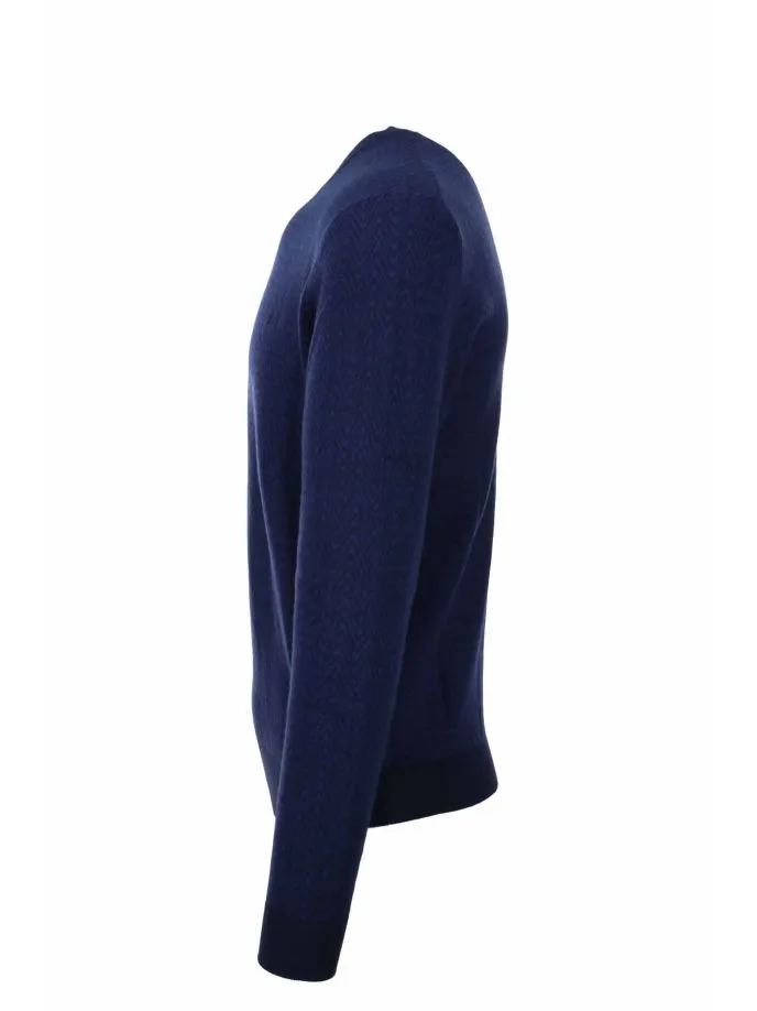 Pullover girocollo  fantasia