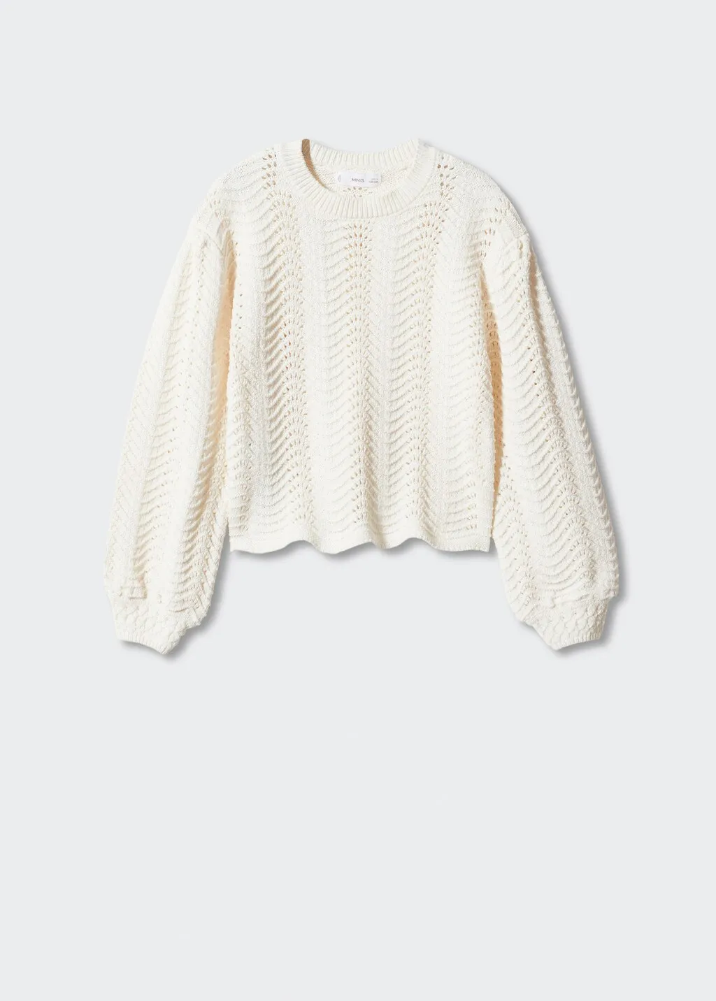 Pullover maglia maniche a palloncino