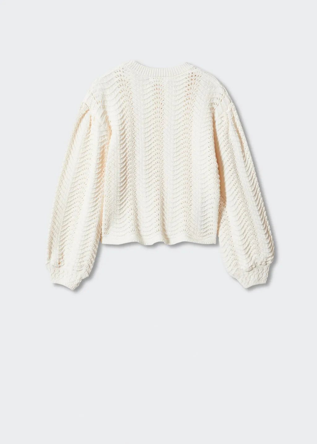 Pullover maglia maniche a palloncino