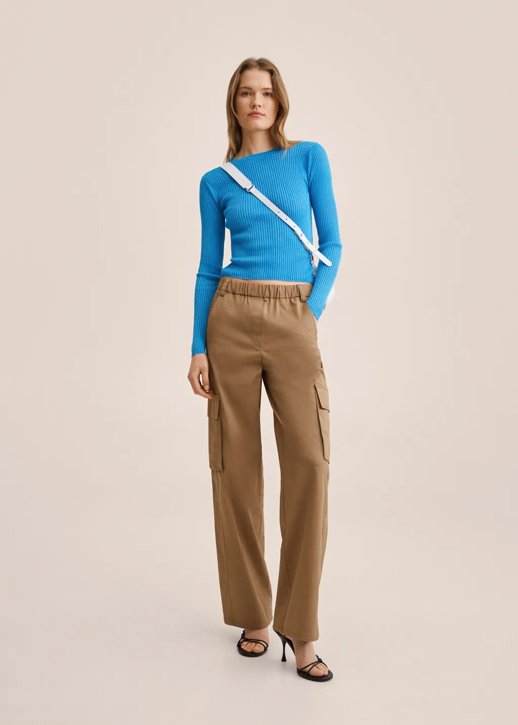 Pullover maglia spacchi