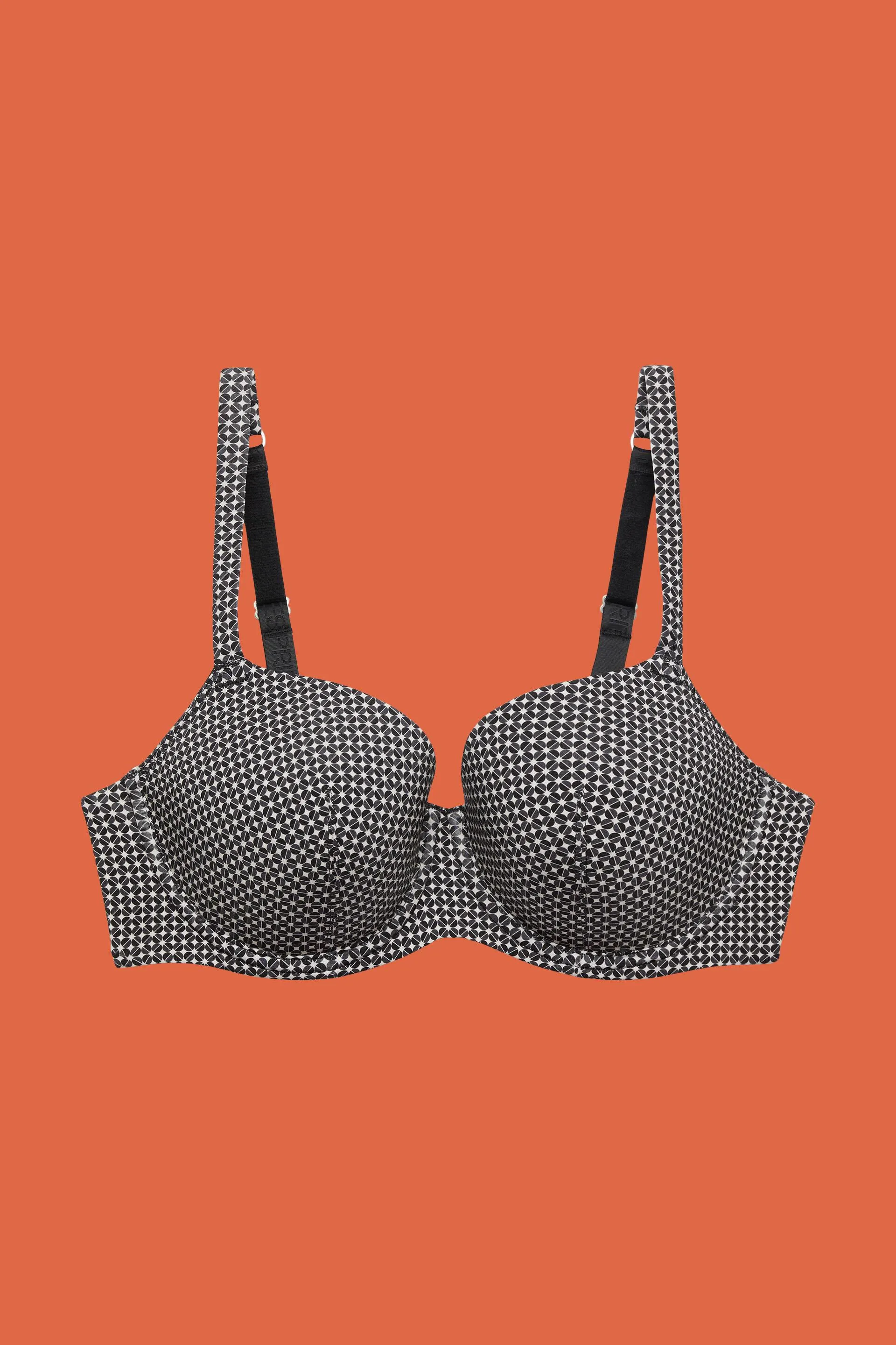 Reggiseno imbottito con ferretto stampato