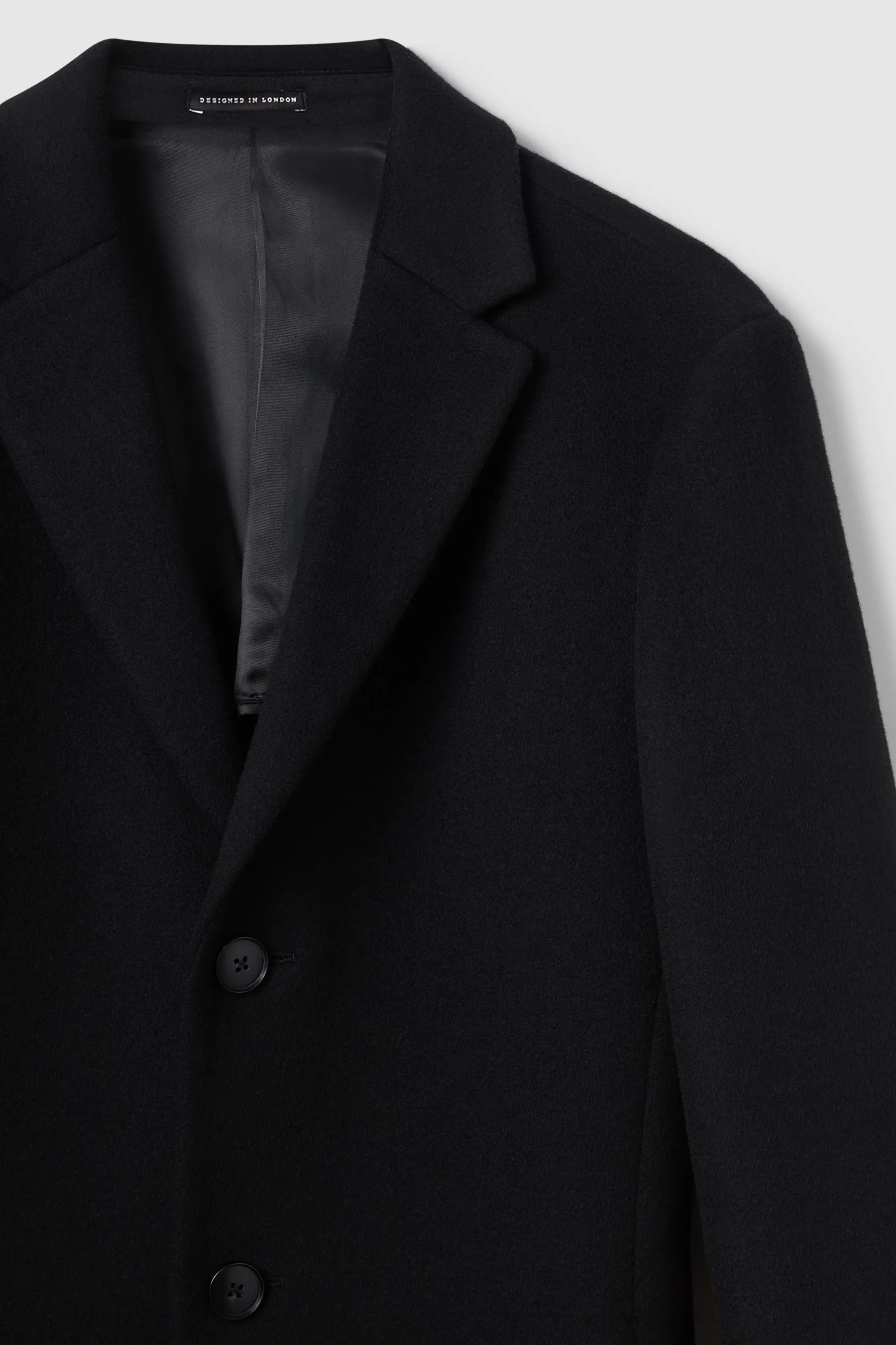Reiss - Epsom - Soprabito monopetto in Blend di lana    
