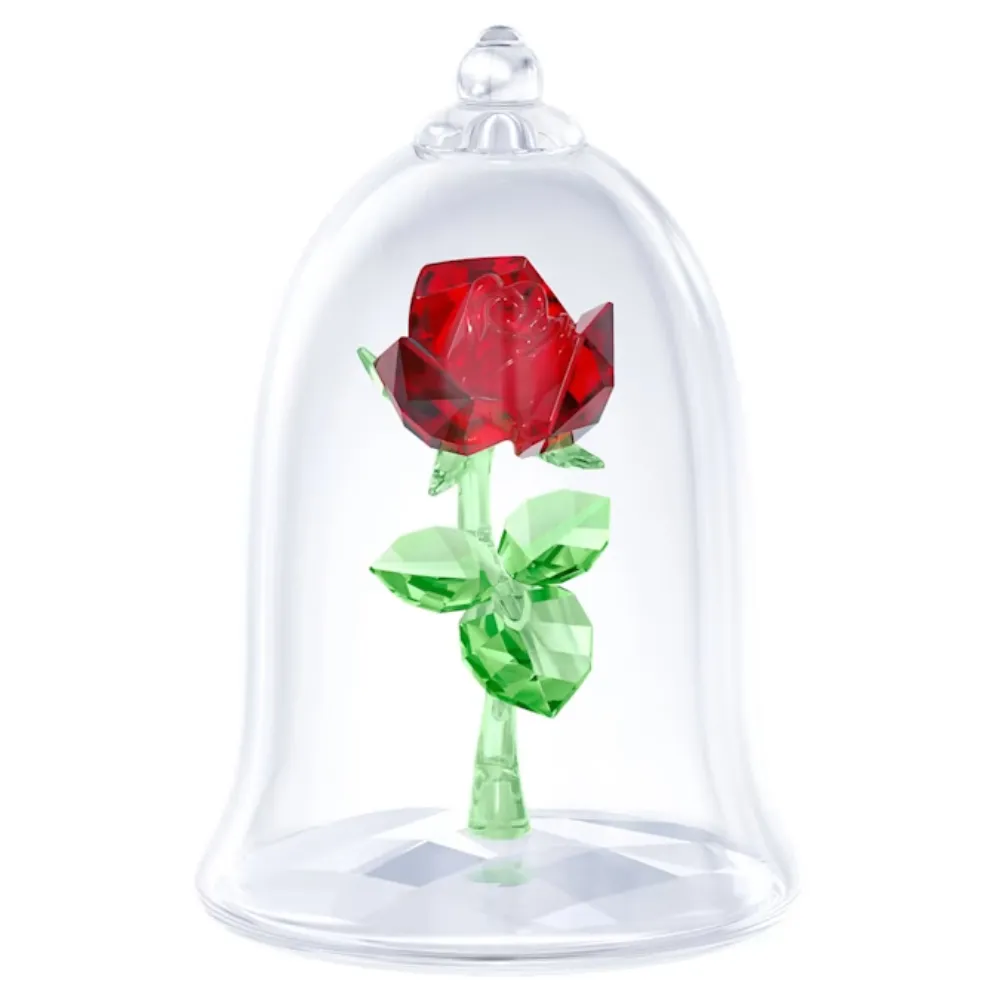 ROSA INCANTATA LA BELLA E LA BESTIA SWAROVSKI