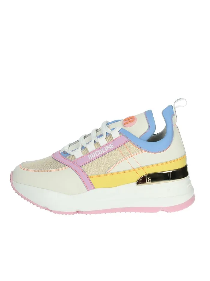 RUCOLINE  SNEAKERS BASSA 4011 BEIGE/ROSA