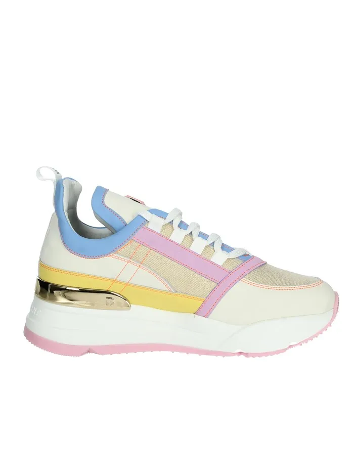 RUCOLINE  SNEAKERS BASSA 4011 BEIGE/ROSA