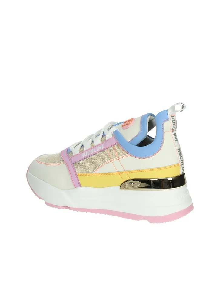 RUCOLINE  SNEAKERS BASSA 4011 BEIGE/ROSA