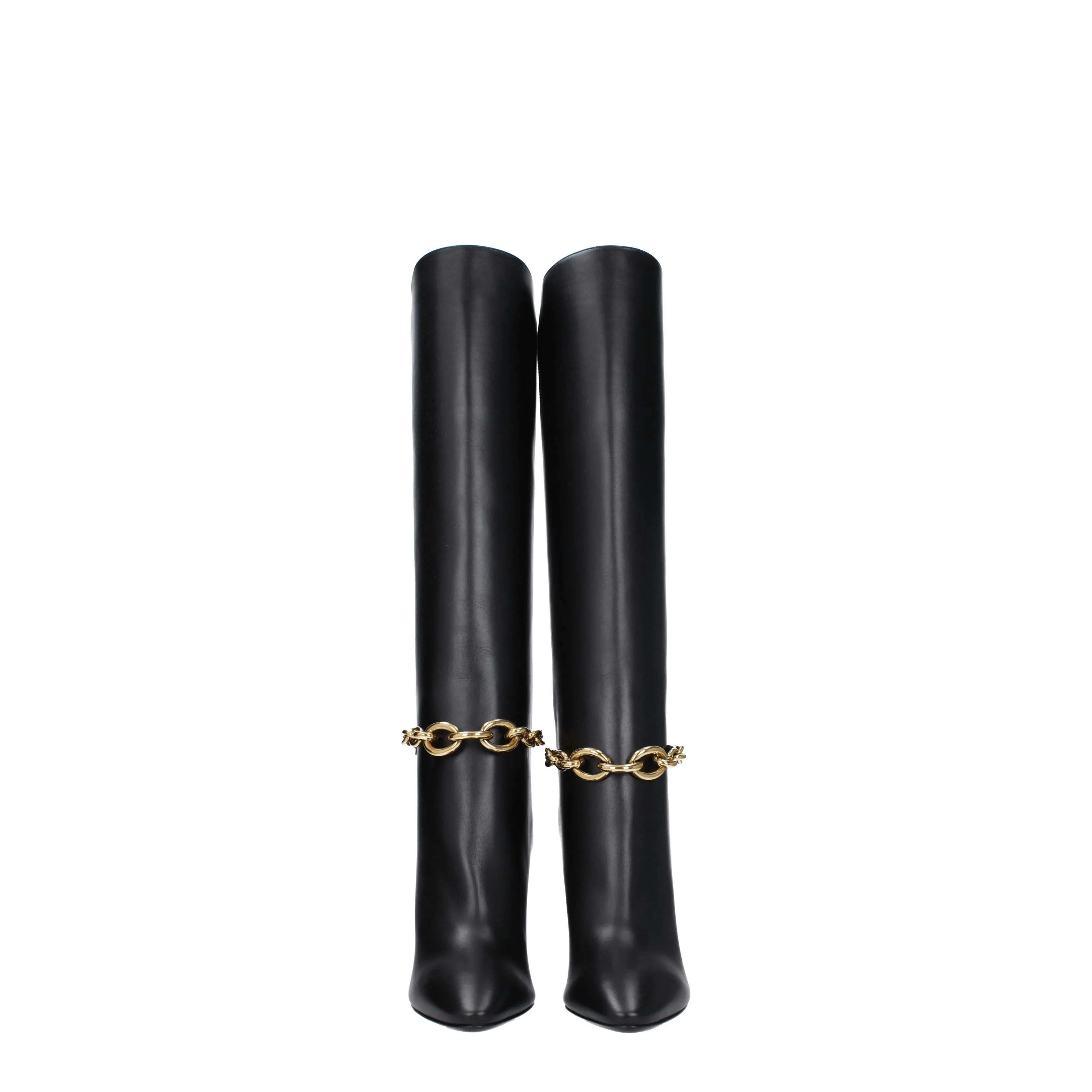 Saint Laurent Stivali Donna Pelle Nero