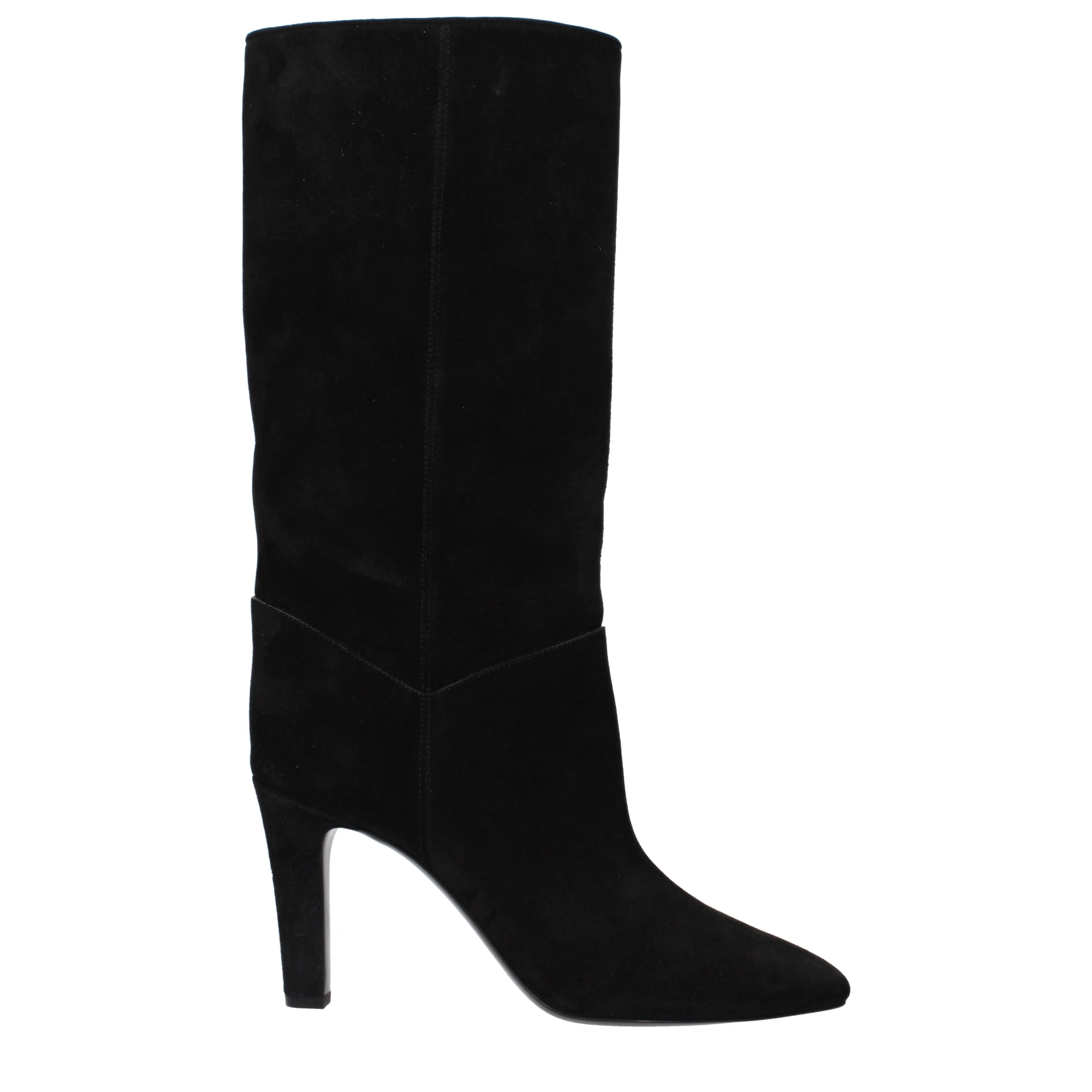 Saint Laurent Stivali Tracy Donna Camoscio Nero