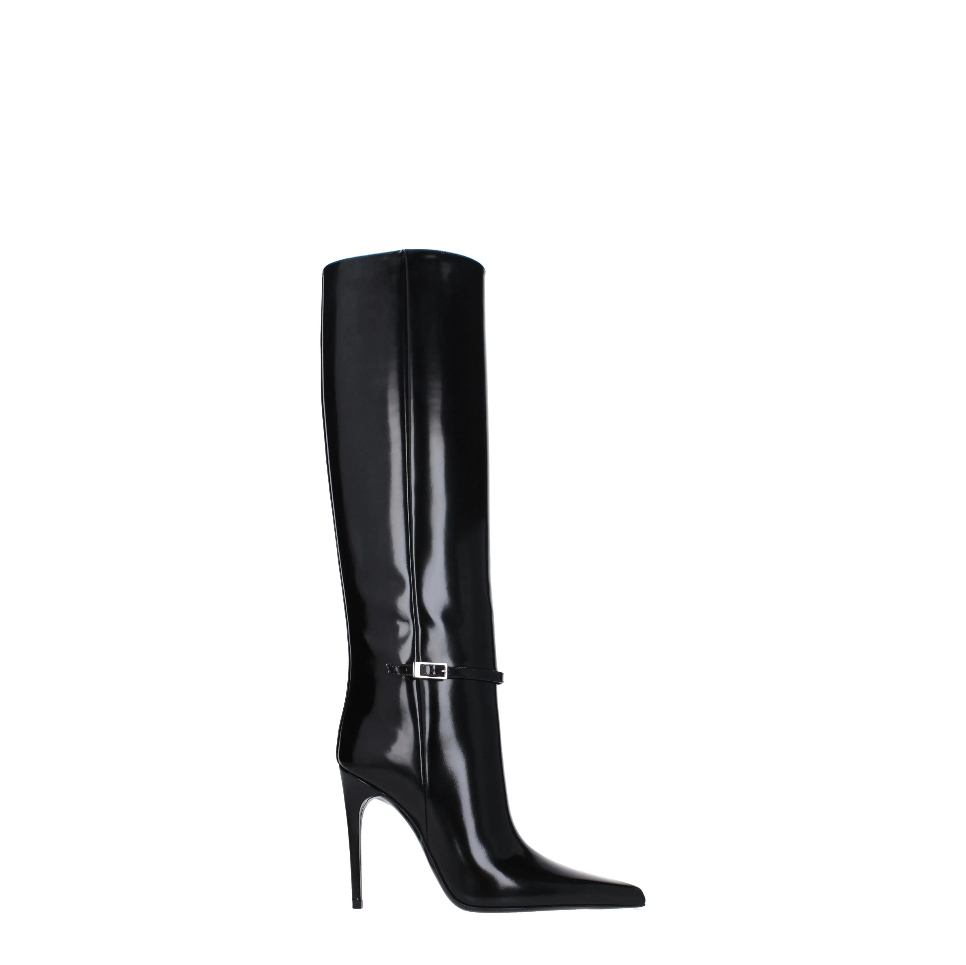 Saint Laurent Stivali Vendome Donna Pelle Nero