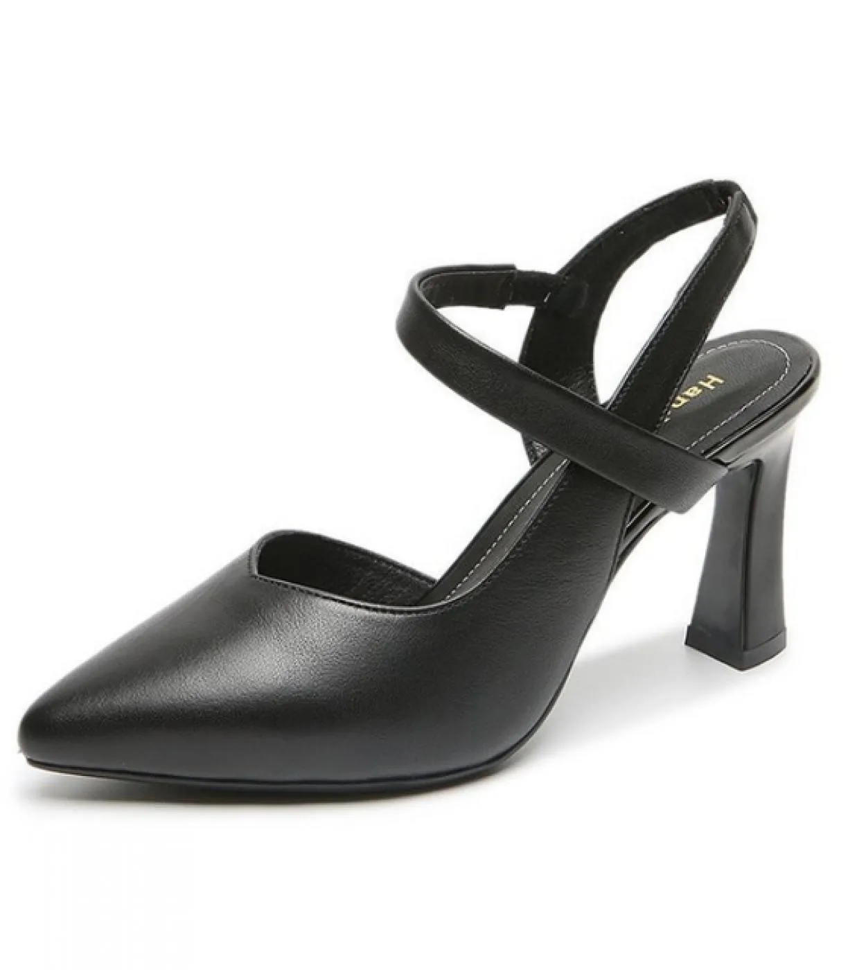 Sandali con tacco alto con strass Punta quadrata Tacchi con strass Scarpe da donna Scarpe con tacco