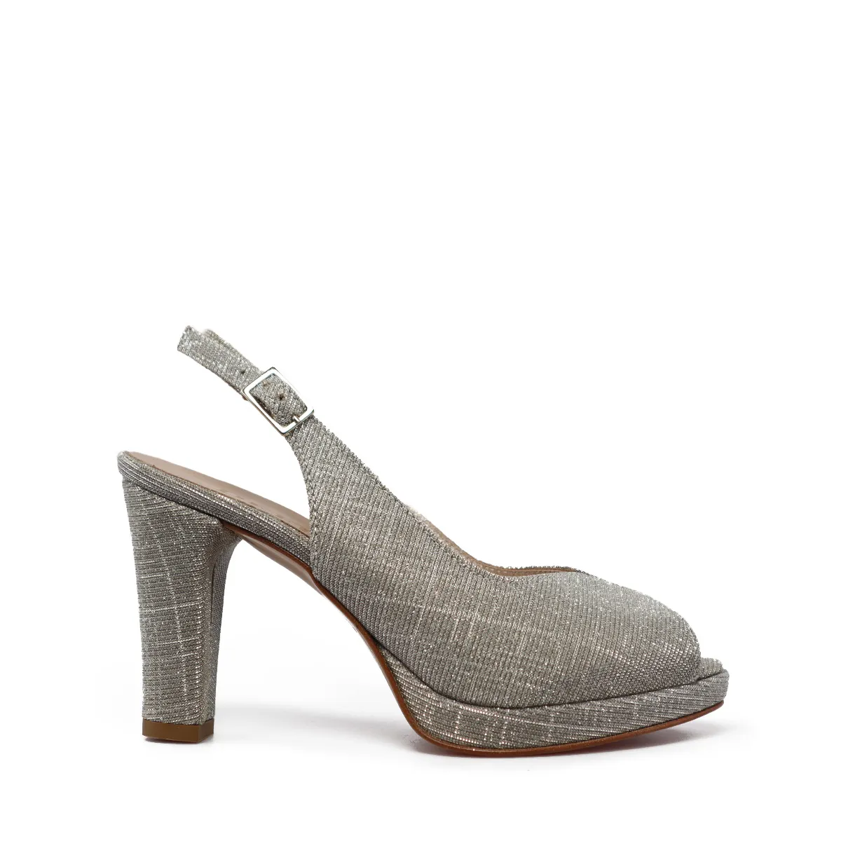   Sandali con tacco Donna in tessuto glitter DEFILÉ DEF23680G