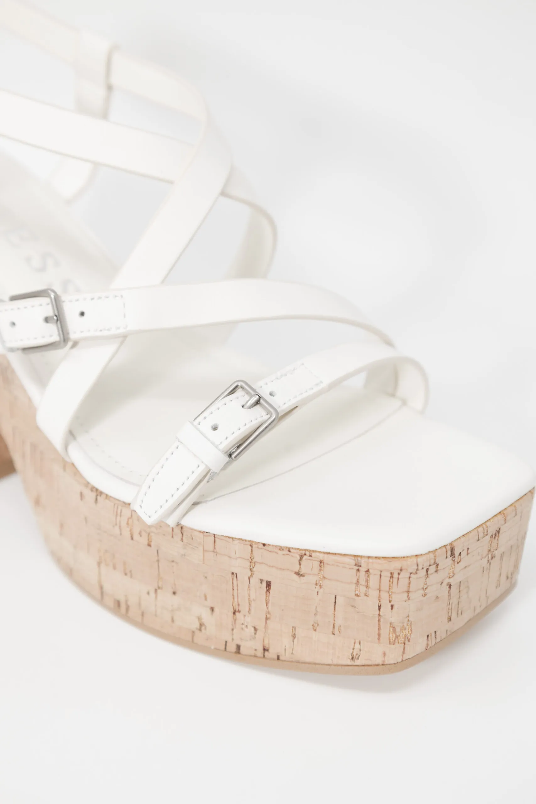 Scarpe con tacco Guess CORKE Beige