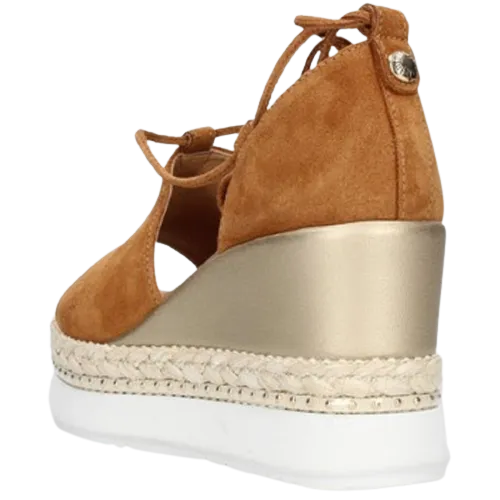 Scarpe donna NEROGIARDINI - art.E218810D 326 - sandalo con tacco tabacco casual