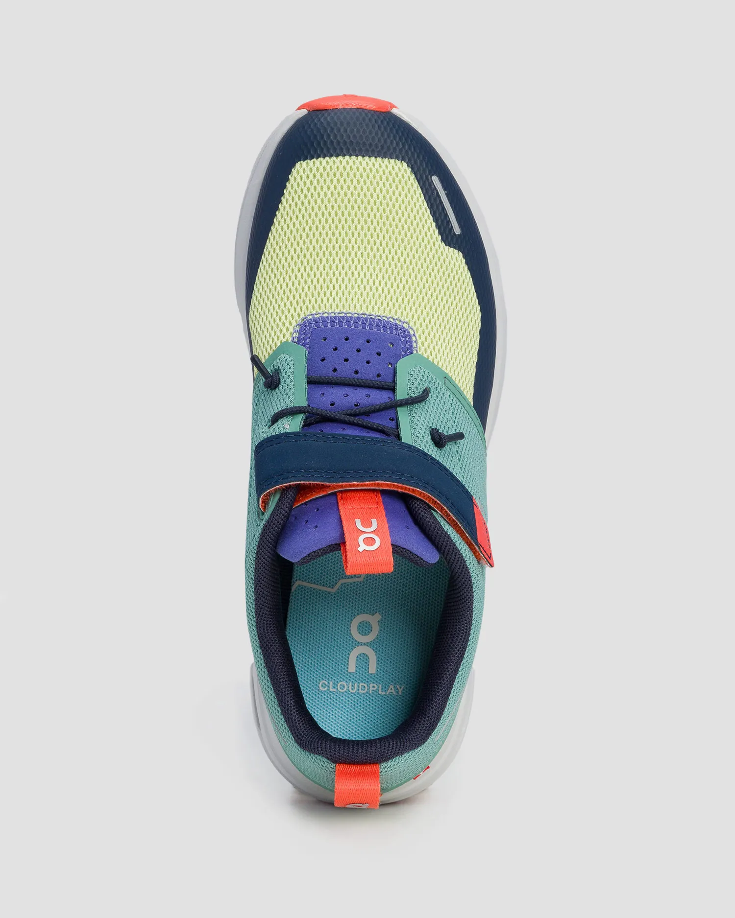 Scarpe sportive da bambino On Running Cloud Play 3KD11432362-green-acacia