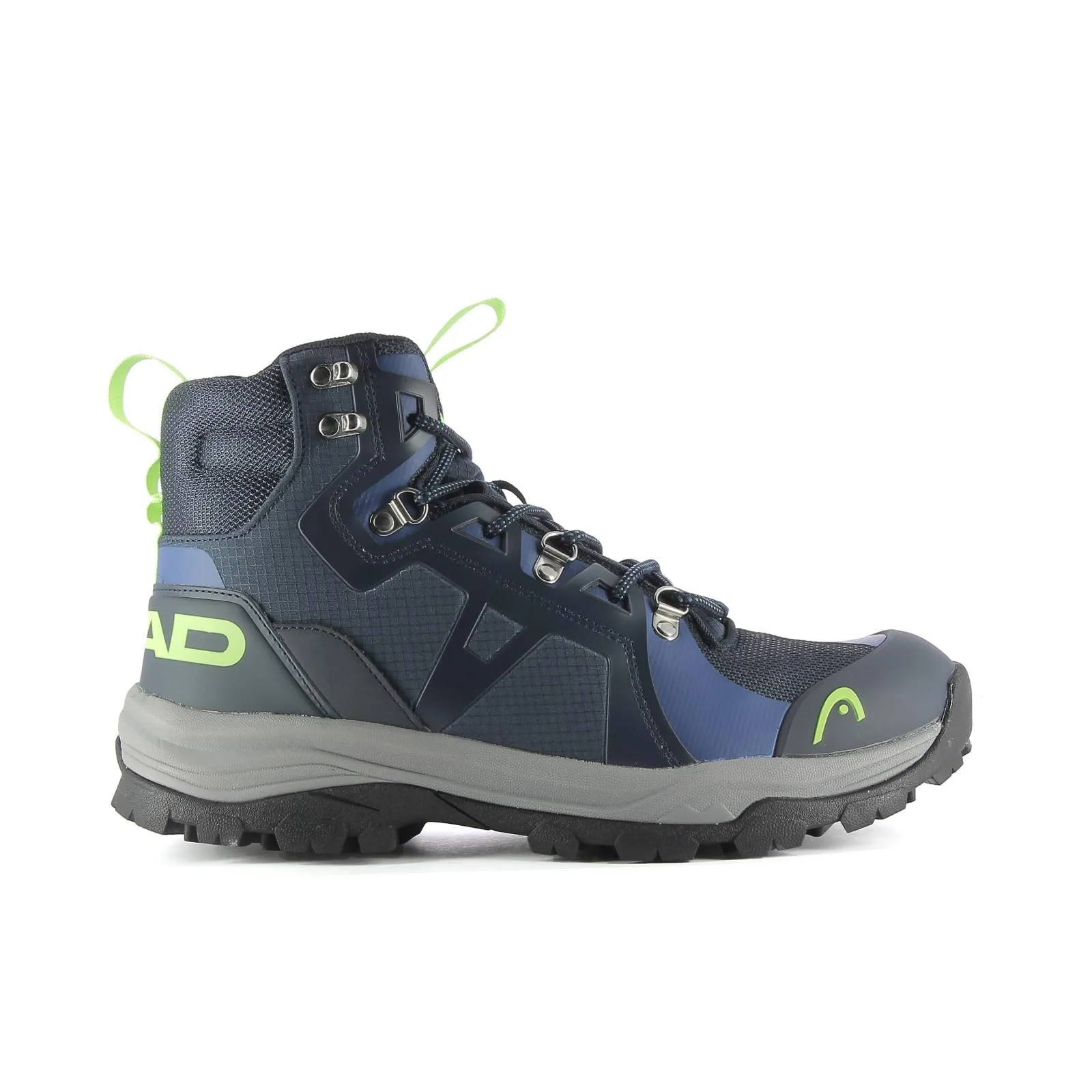 Scarponi blu alti da trekking