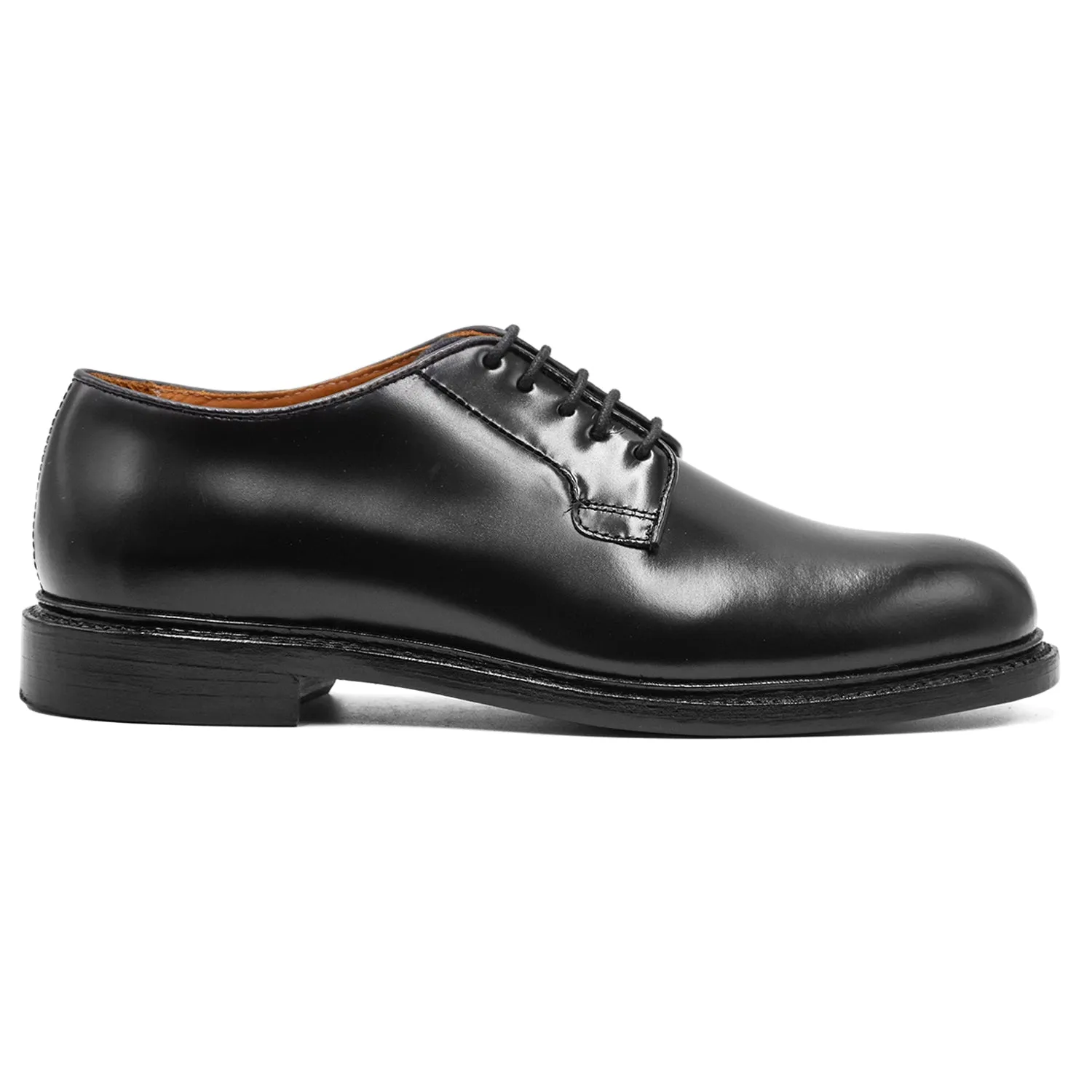 Sebago Stringate Nero Uomo Milton GYW Dallo Stile Plain Derby