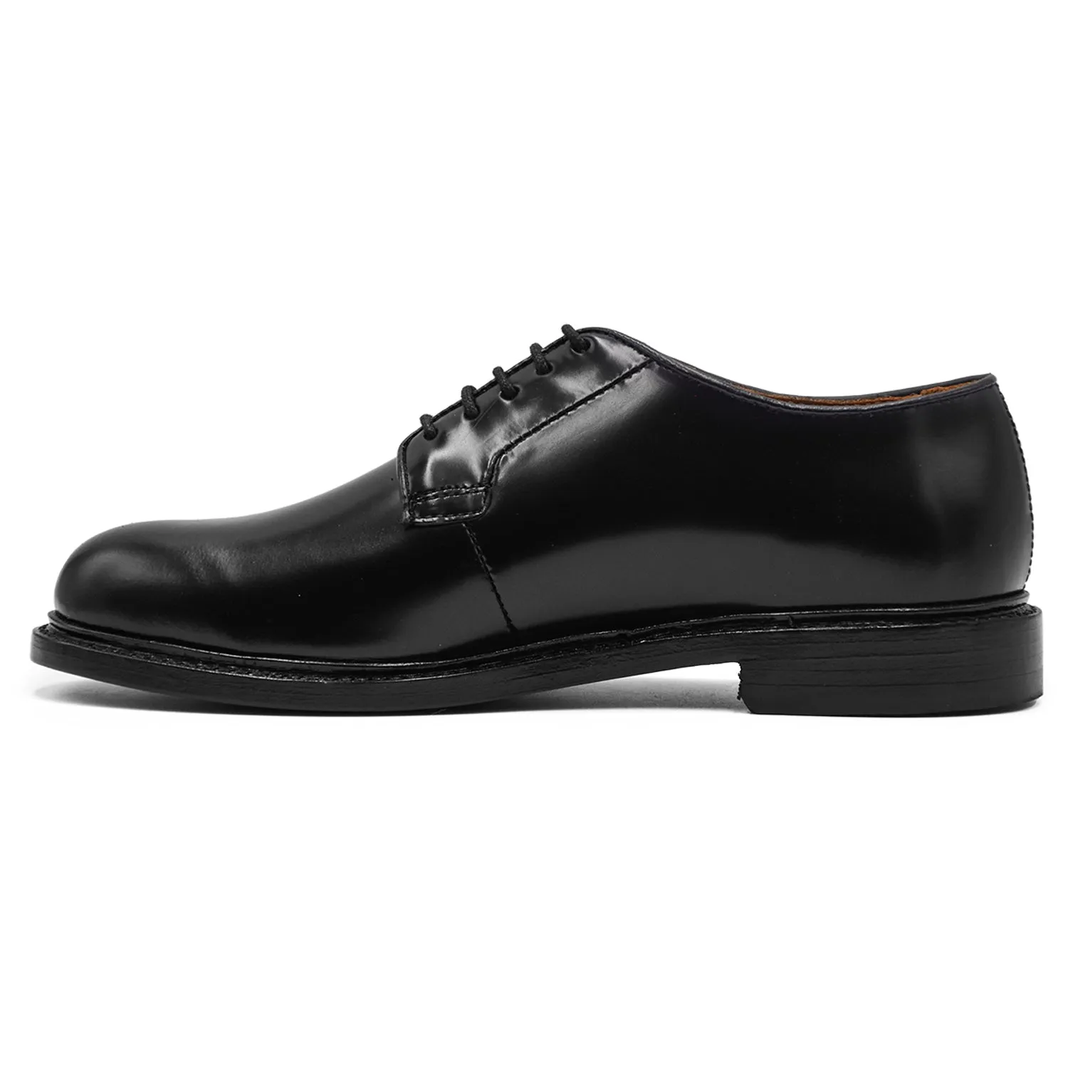 Sebago Stringate Nero Uomo Milton GYW Dallo Stile Plain Derby