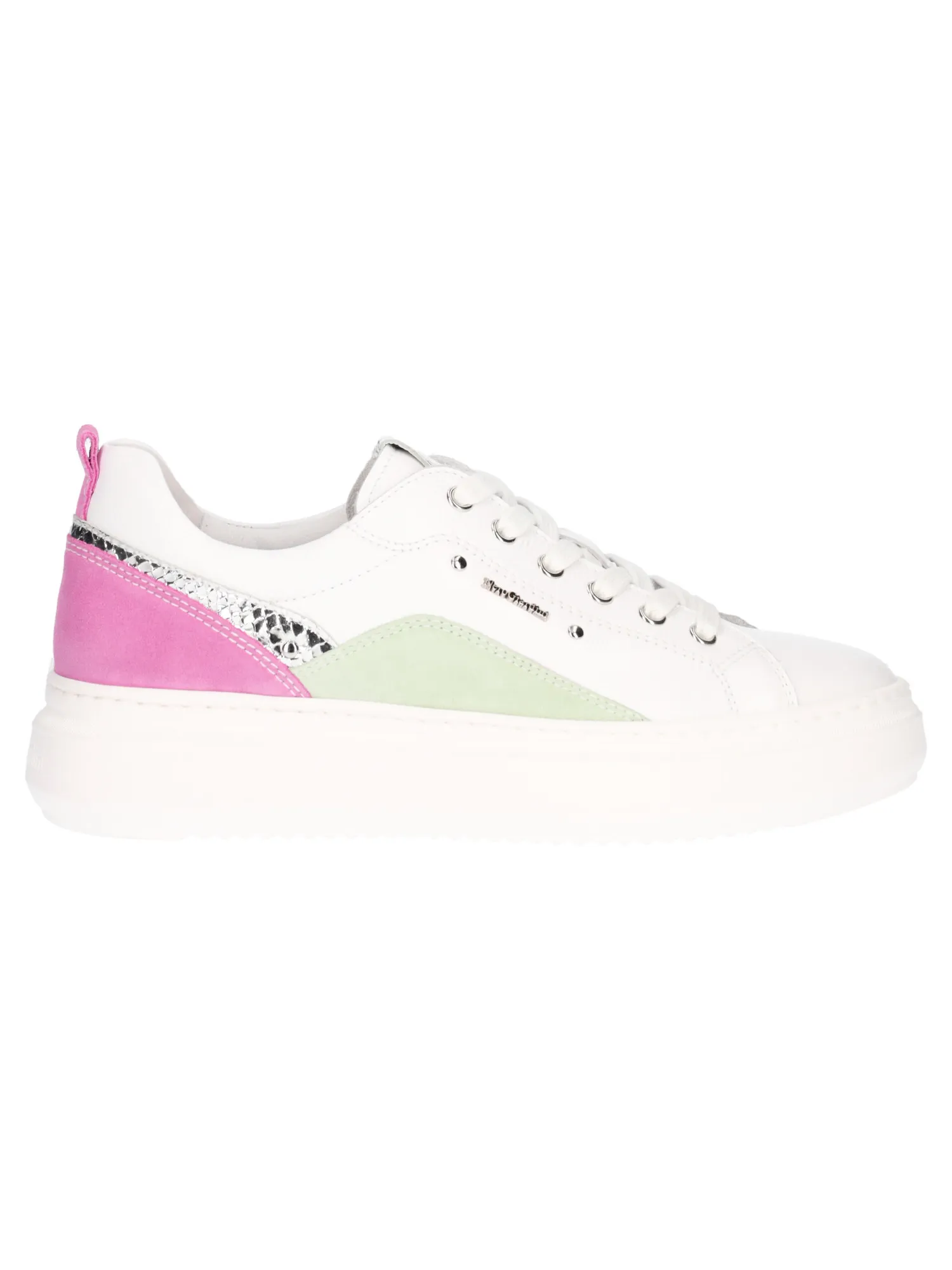 Sneaker platform Nero Giardini da donna bianca