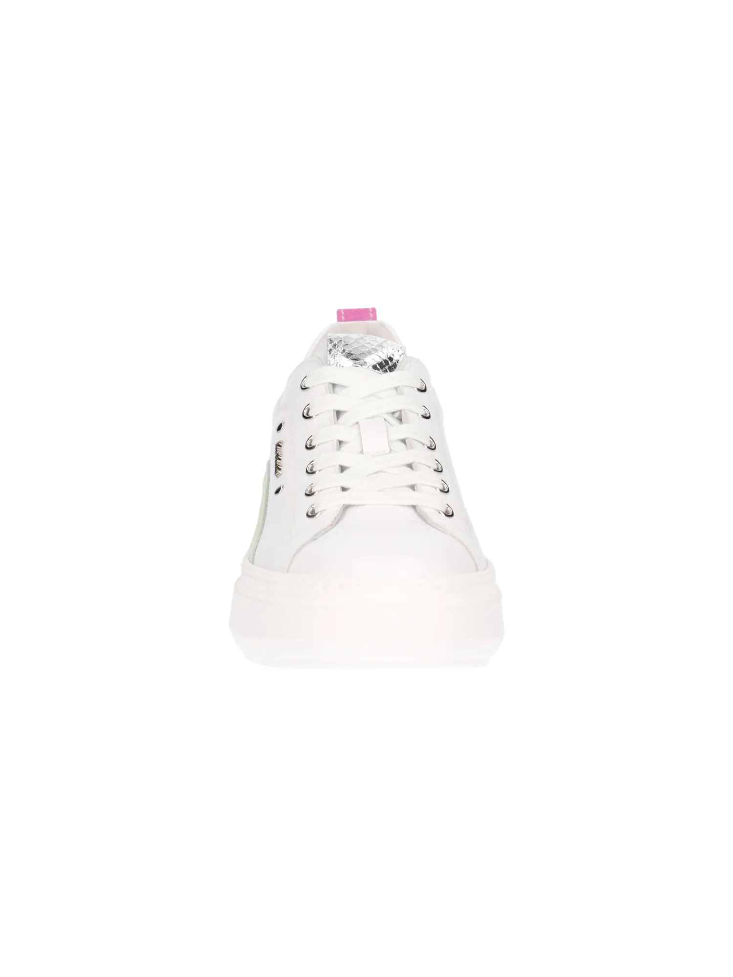 Sneaker platform Nero Giardini da donna bianca