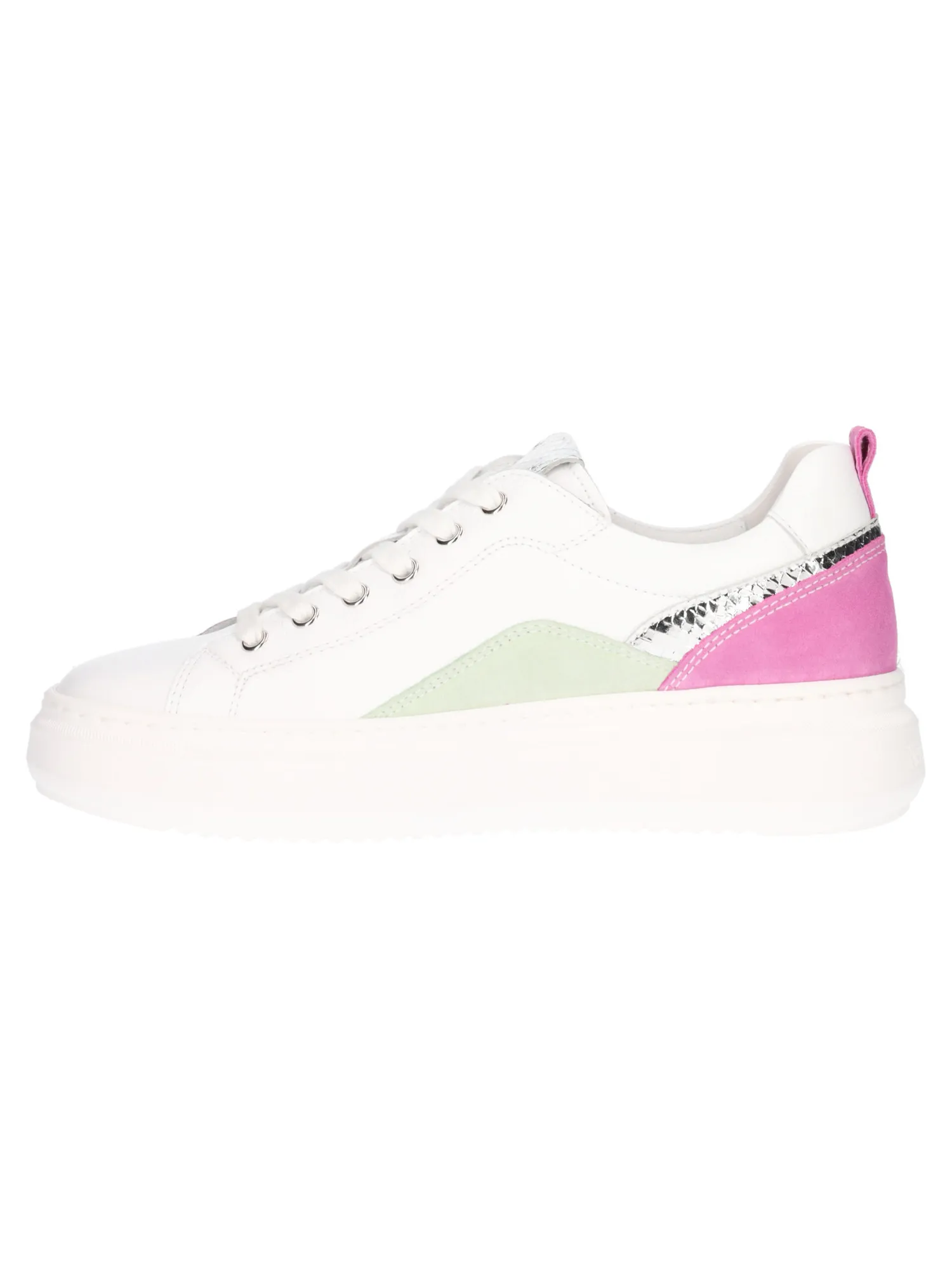 Sneaker platform Nero Giardini da donna bianca