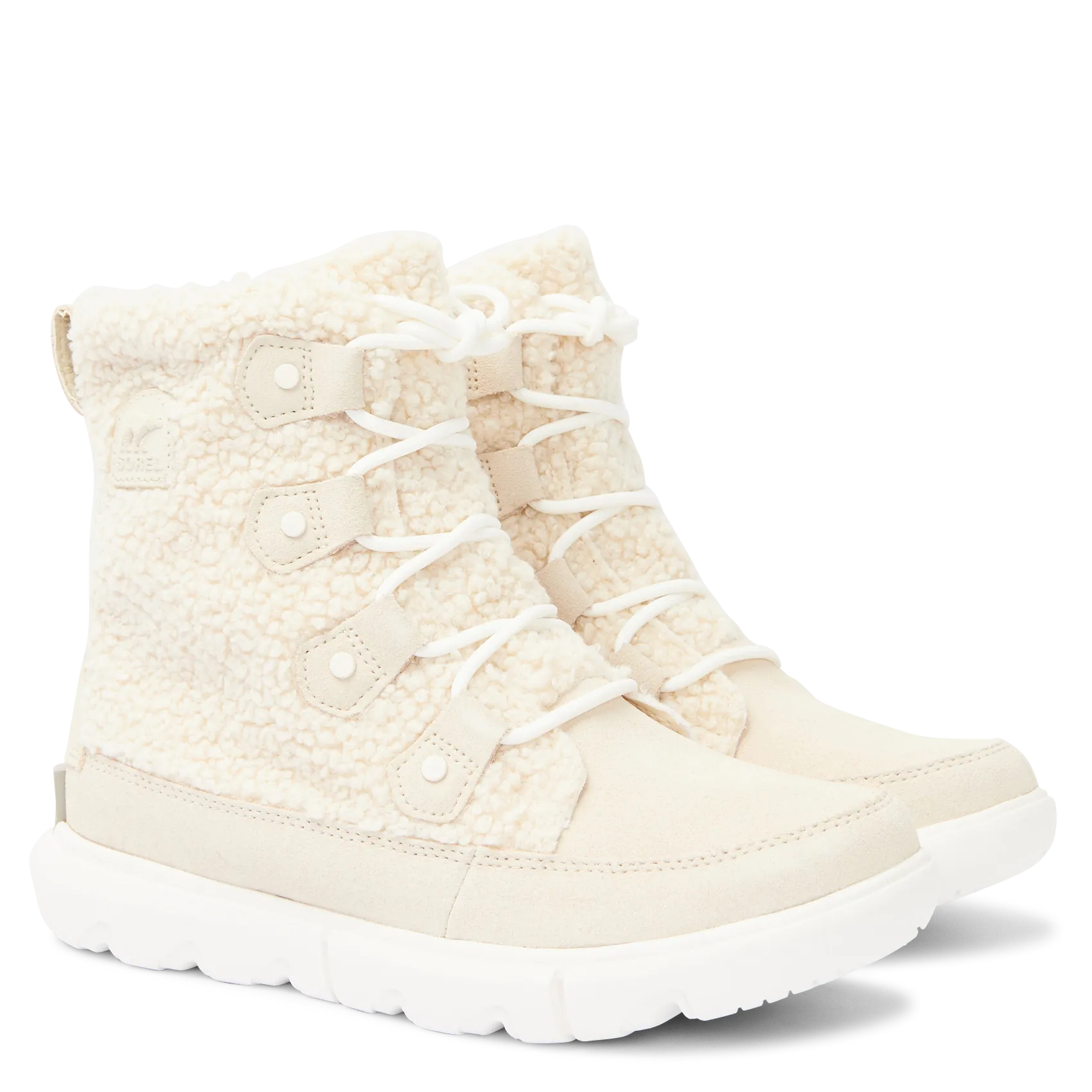  SOREL   EXPLORER NEXT JOAN COZY - Stivali a punta tonda | Bianco