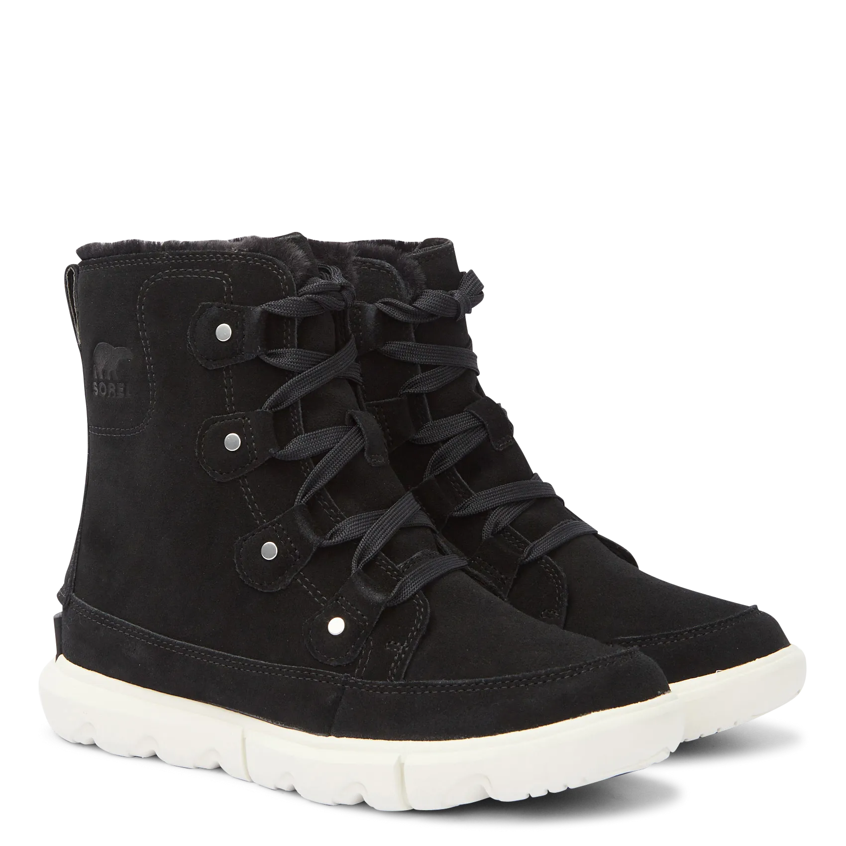  SOREL   EXPLORER NEXT JOAN WP - Stivali a punta tonda | Nero