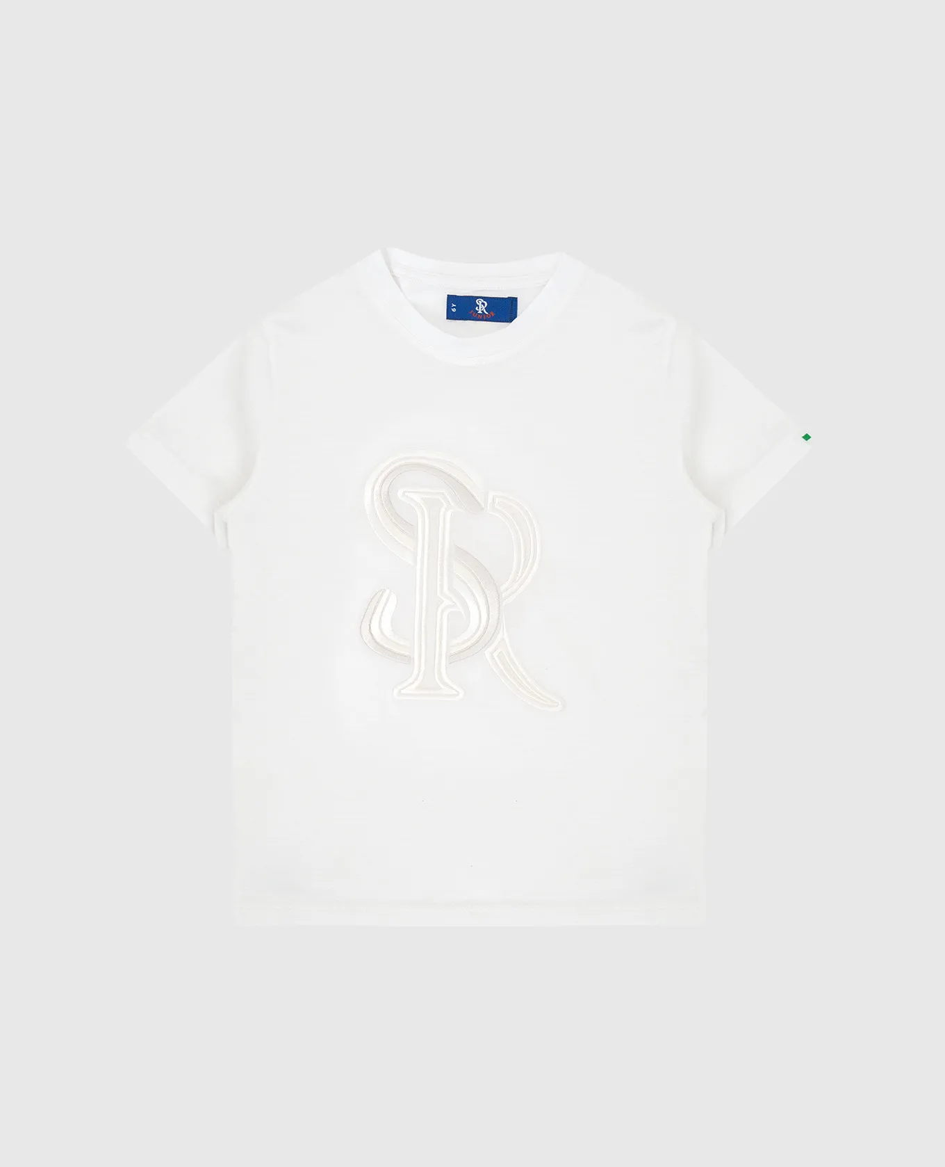 Stefano Ricci T-shirt bianca da bambino con ricamo monogramma YNH0300300TE0001