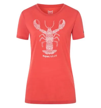 SUPER.NATURAL W TEE TATTOOED LOBSTER Crisanto/Bianco naturale