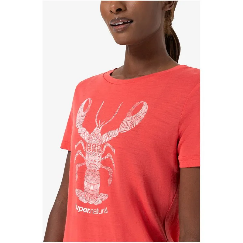 SUPER.NATURAL W TEE TATTOOED LOBSTER Crisanto/Bianco naturale