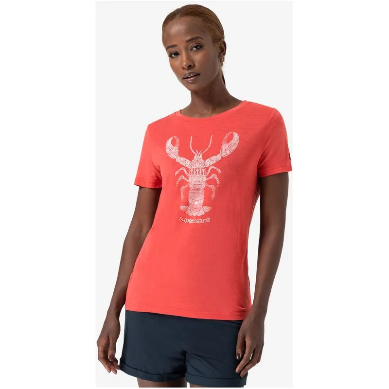 SUPER.NATURAL W TEE TATTOOED LOBSTER Crisanto/Bianco naturale