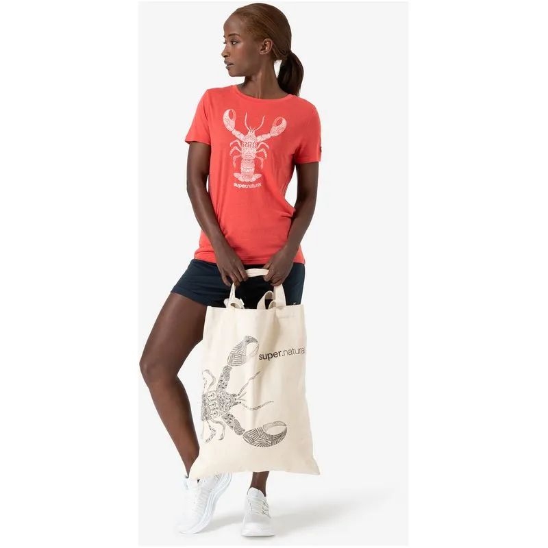 SUPER.NATURAL W TEE TATTOOED LOBSTER Crisanto/Bianco naturale