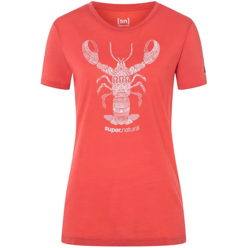 SUPER.NATURAL W TEE TATTOOED LOBSTER Crisanto/Bianco naturale
